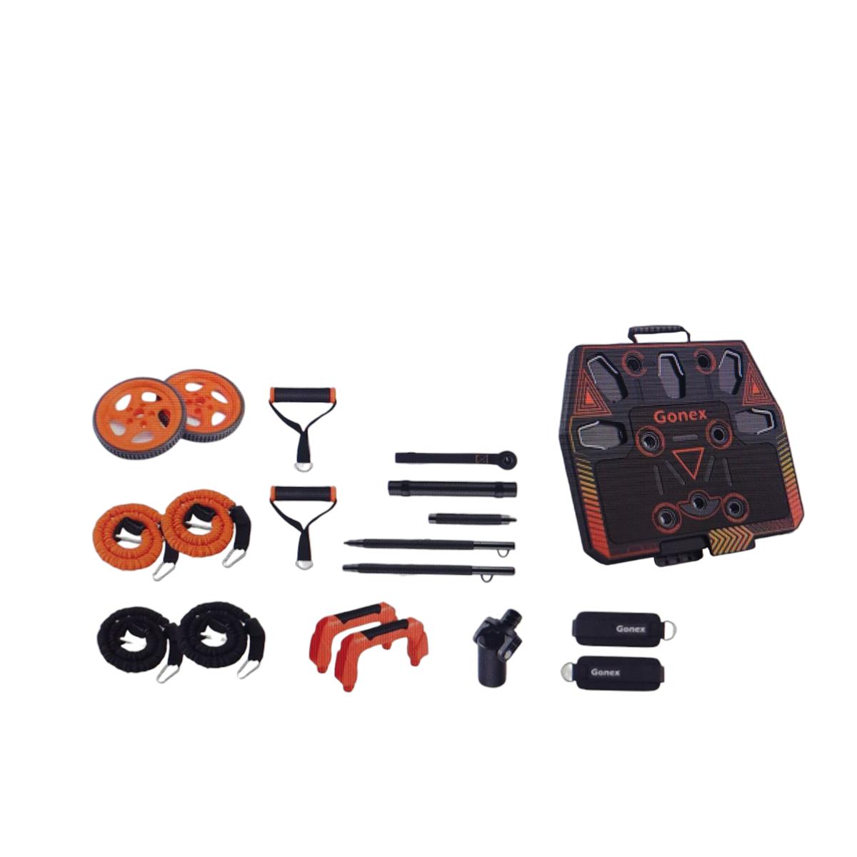 Gonex 10 in 1 Trainingsgerät klappbar Bauchmuskeltrainer