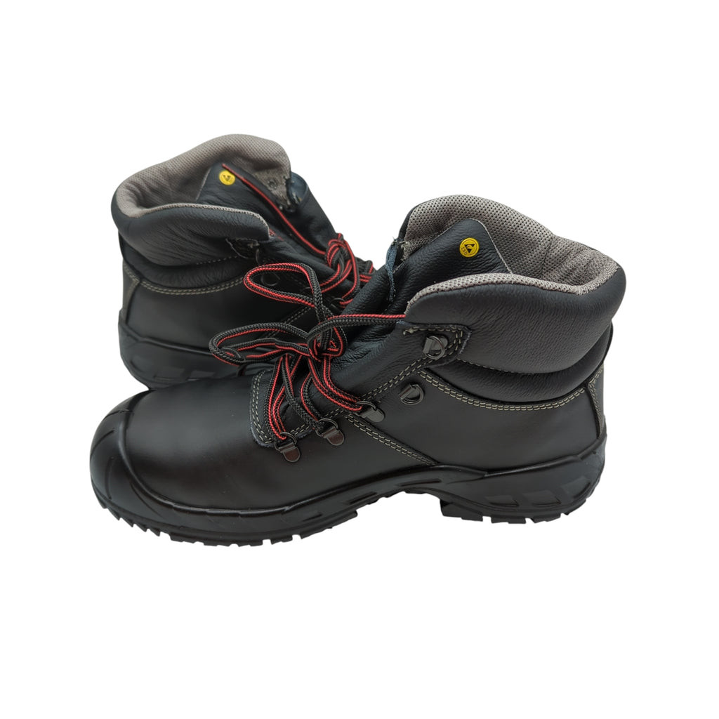ELTEN RENZO XXW Mid ESD S3 Safety Boots Men Leather Black Size 44