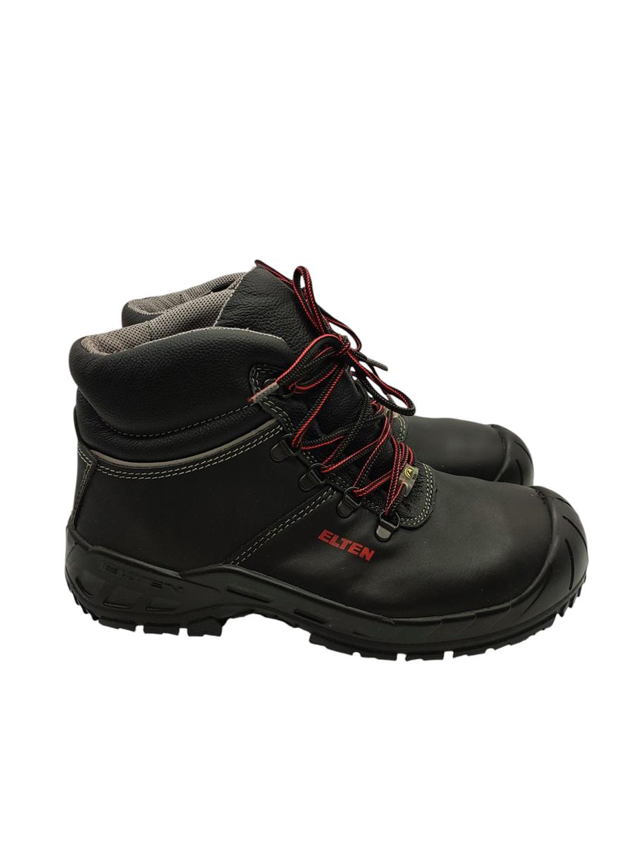 ELTEN RENZO XXW Mid ESD S3 Safety Boots Men Leather Black Size 44