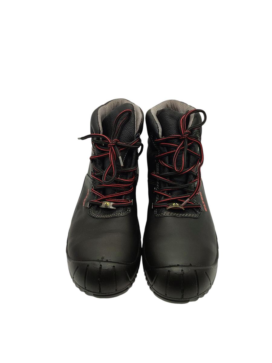 ELTEN RENZO XXW Mid ESD S3 Safety Boots Men Leather Black Size 44