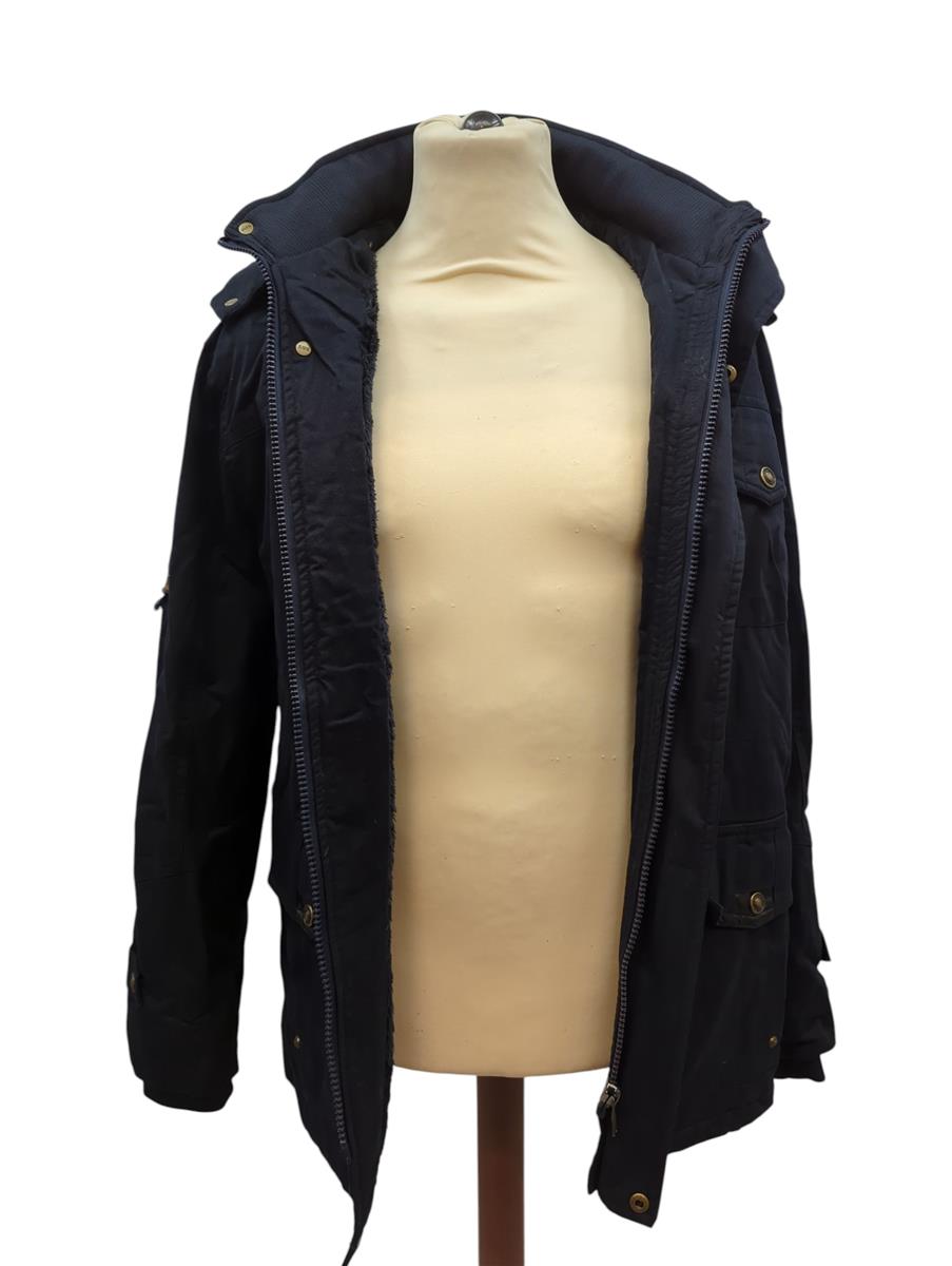 MAGCOMSEN Winterjacke Herren gefüttert Outdoor Fleece dunkelblau Gr.L