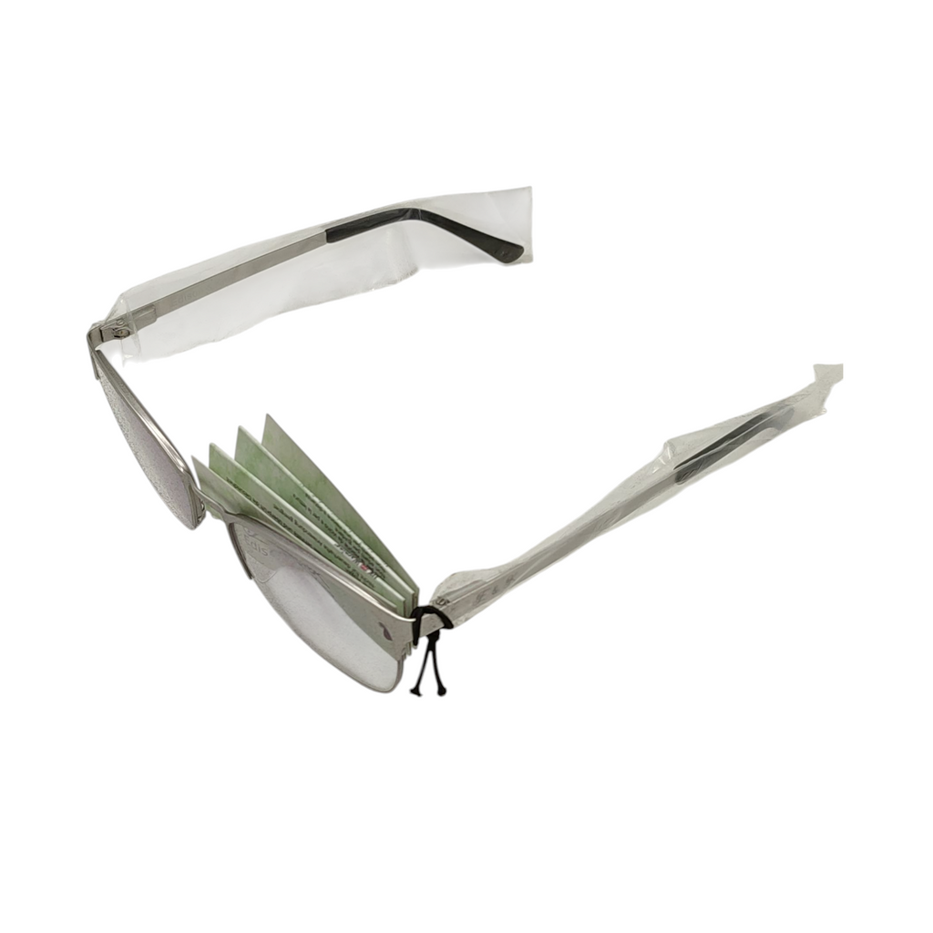 Edison & King Celebrity Lesebrille Halbrand Metall silber 2,50 dpt