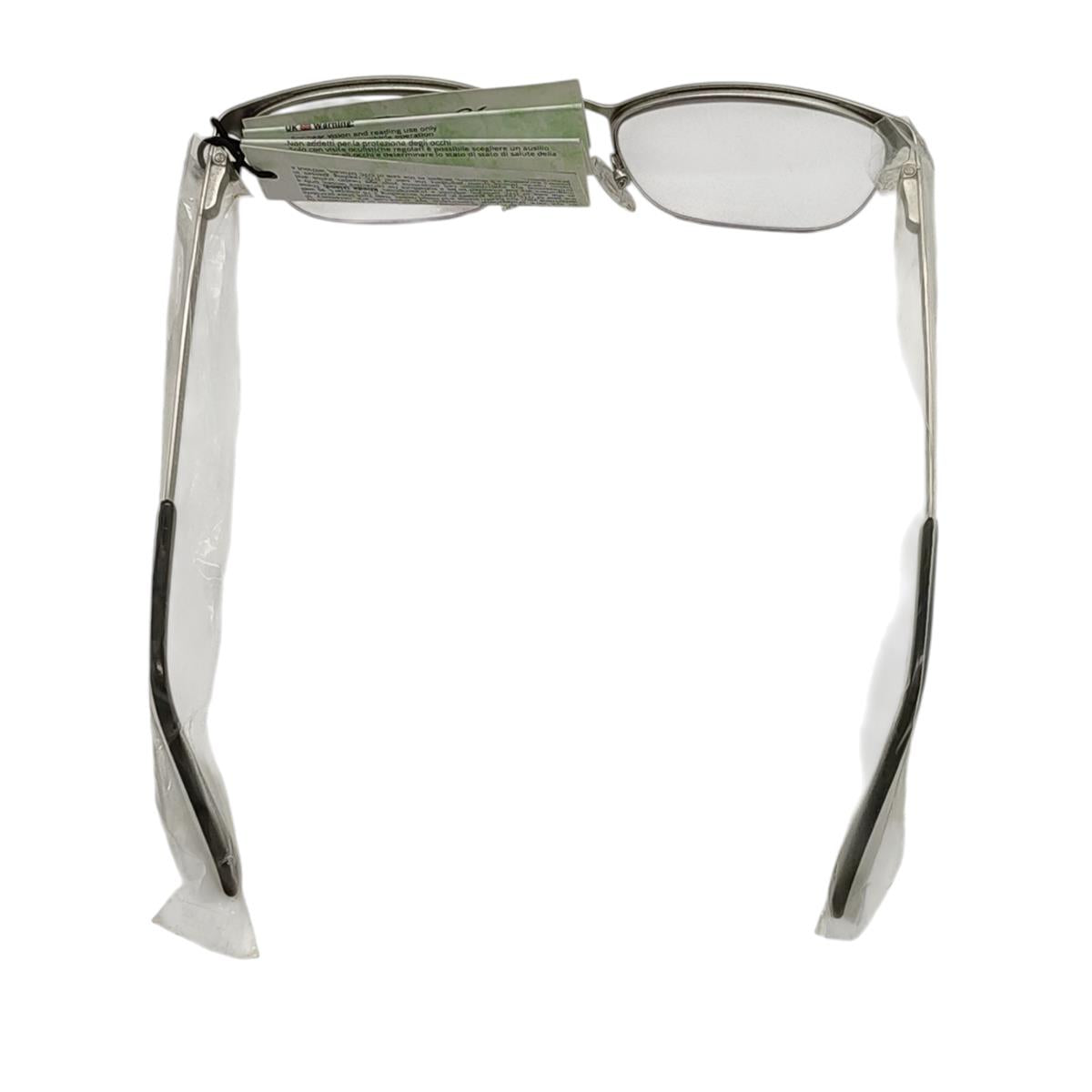 Edison & King Celebrity Lesebrille Halbrand Metall silber 2,50 dpt