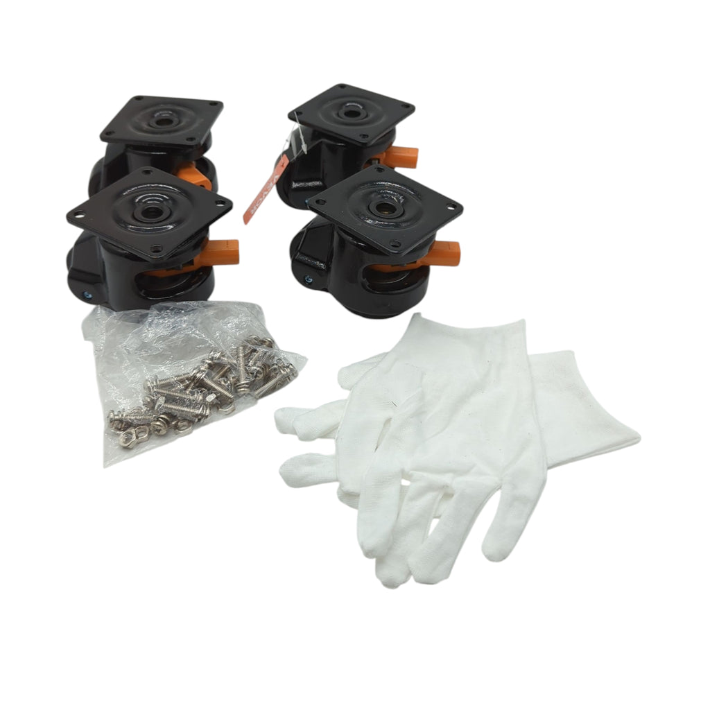 VEVOR Set mit 4 Möbelrollen 50,8 mm Höhenverstellbare Transportrollen