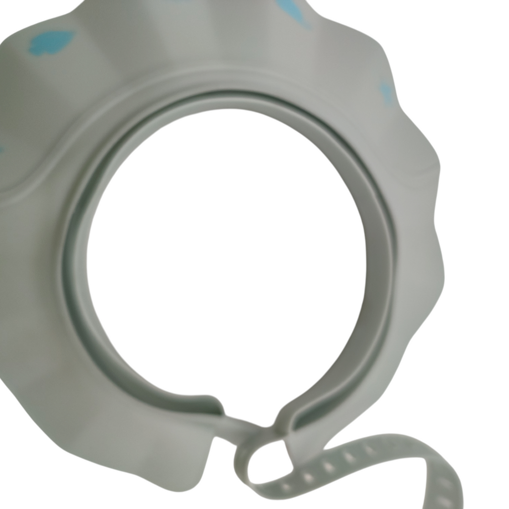 CUSCHCO Duschhaube Kinder Blau wasserdicht Haarwaschhilfe