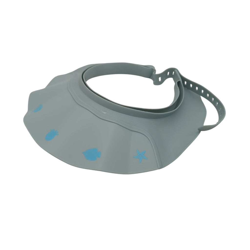 CUSCHCO Duschhaube Kinder Blau wasserdicht Haarwaschhilfe