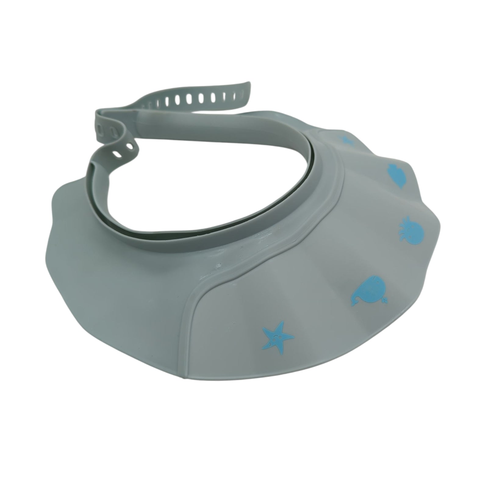 CUSCHCO Duschhaube Kinder Blau wasserdicht Haarwaschhilfe