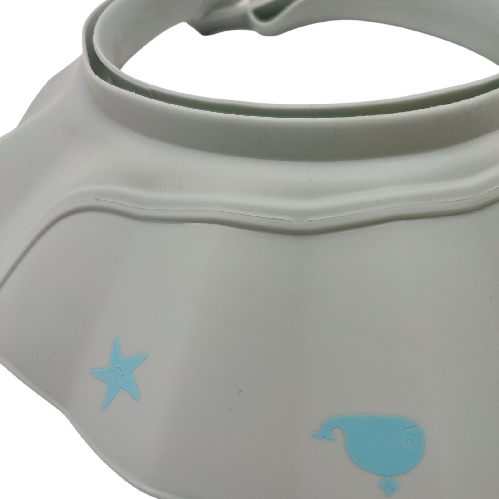 CUSCHCO Duschhaube Kinder Blau wasserdicht Haarwaschhilfe