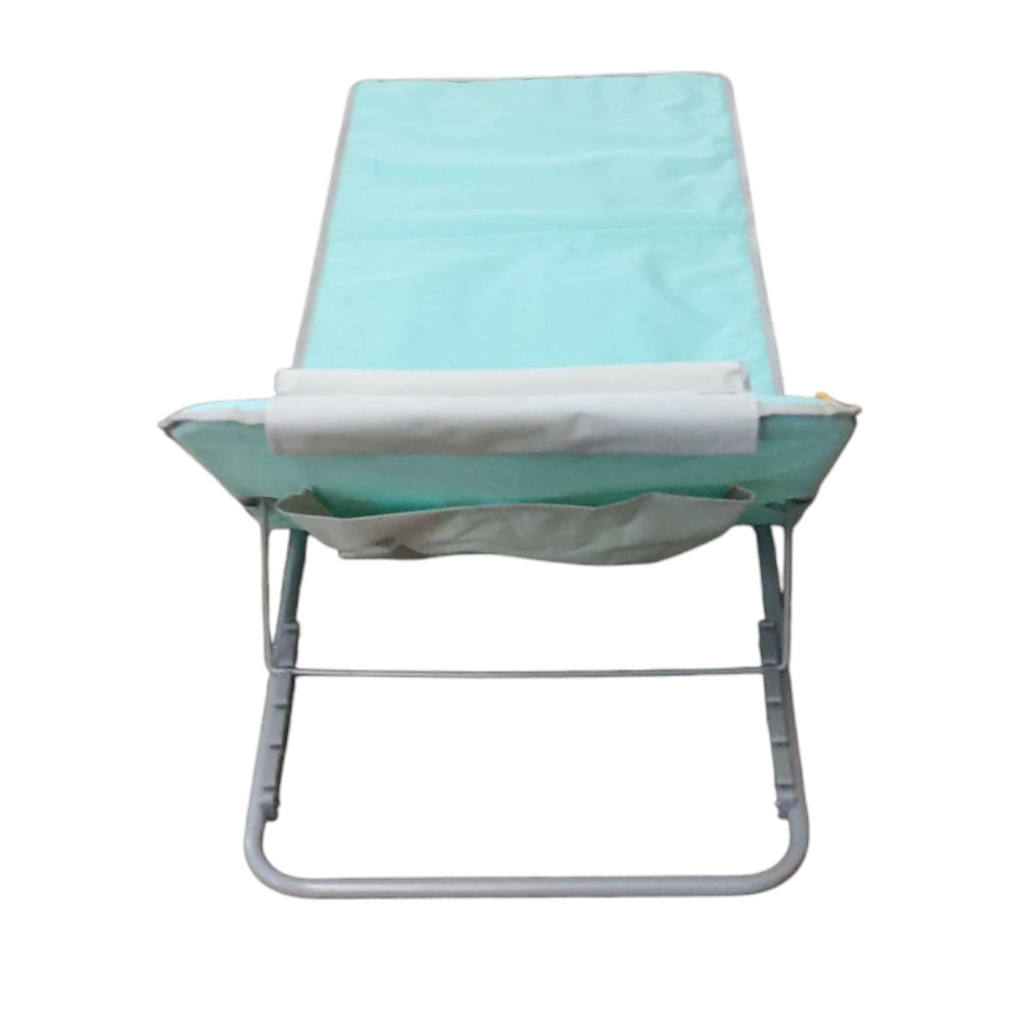 Innov'axe Clic Clac Strandstuhl Klappstuhl Blau 134x48x40 cm