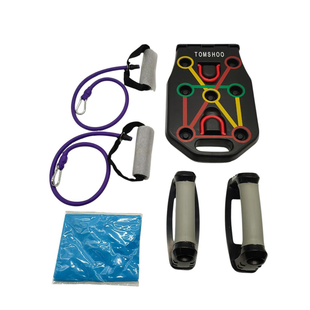 TOMSHOO Push-Up Board 14-in-1 faltbar Trainingsgerät