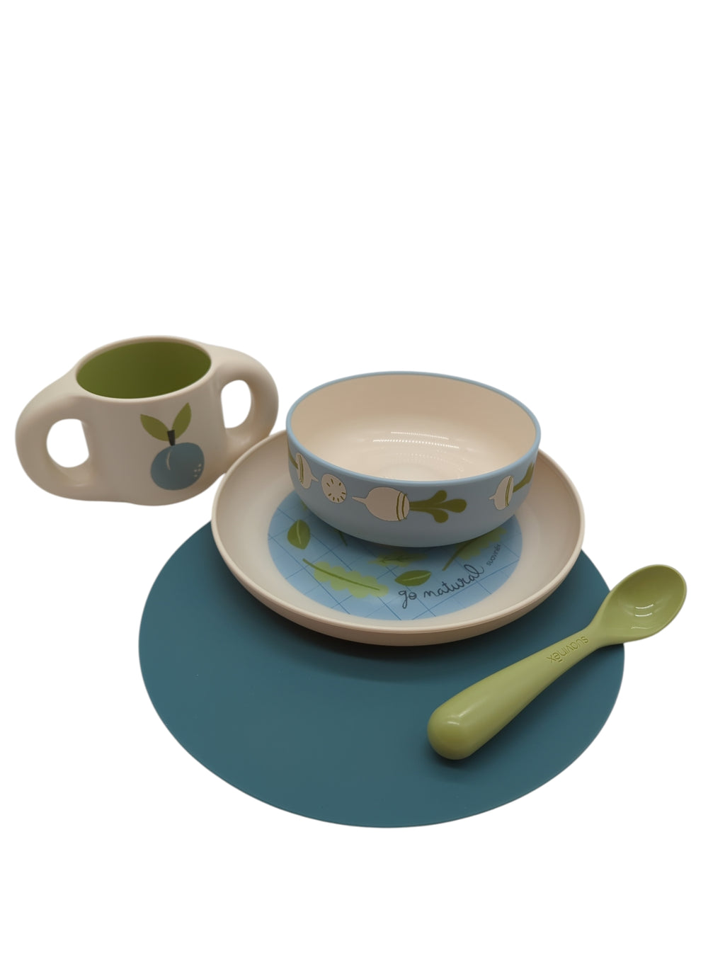 Suvinex Selbstfresser-Lehrset weiß-grün 8,3 x 41,4 x 31,4 cm