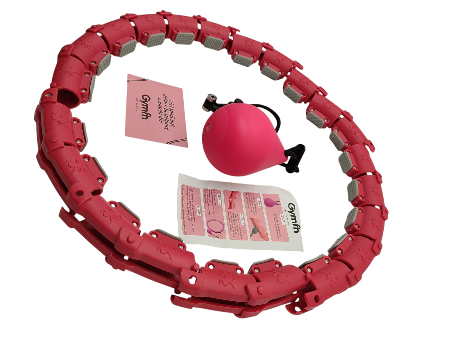 Gymfh Smart Hula Hoop Weight Ball Fitness Hoop
