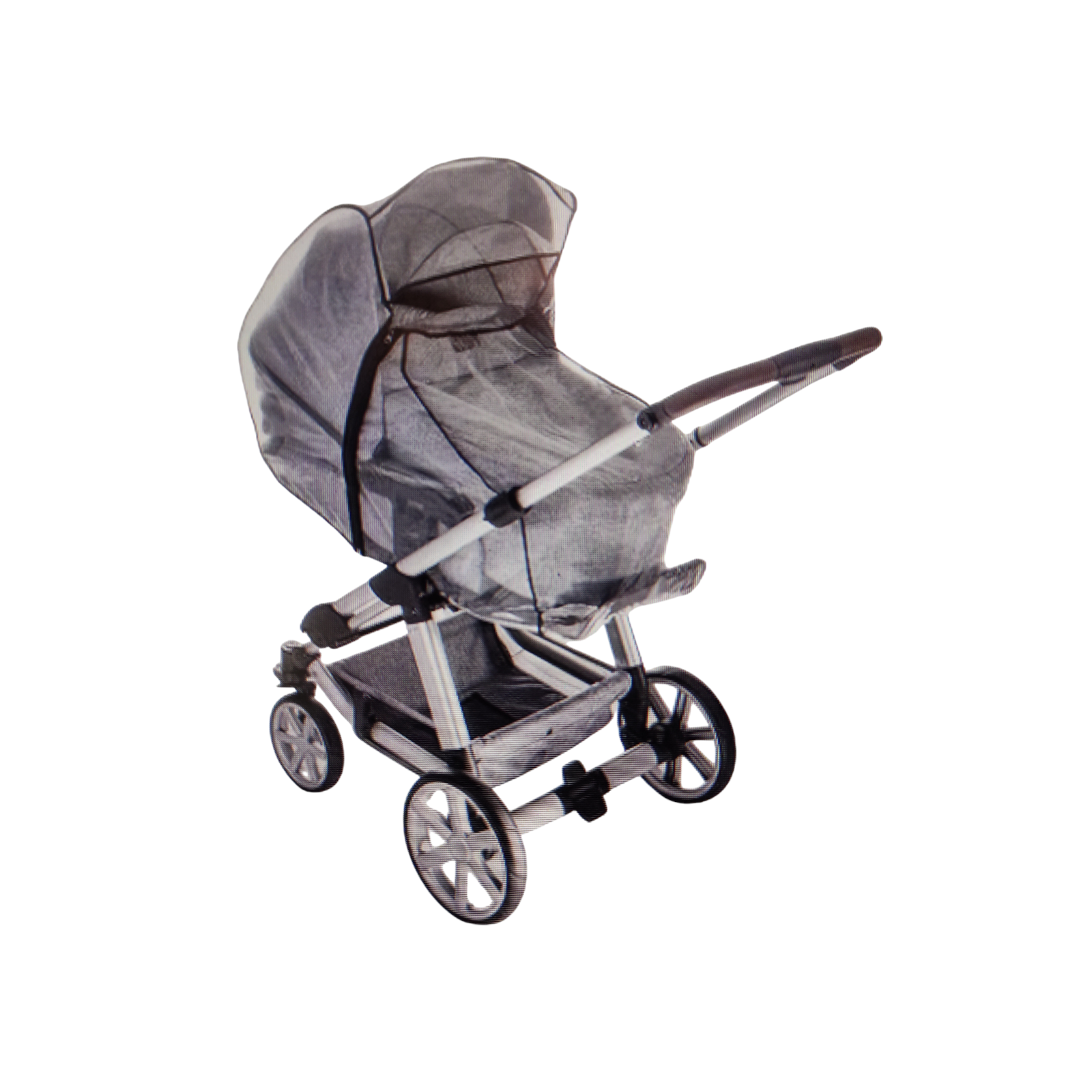 reer RainCover Classic Kinderwagen-Regenschutz Regenverdeck mit Reißverschluss