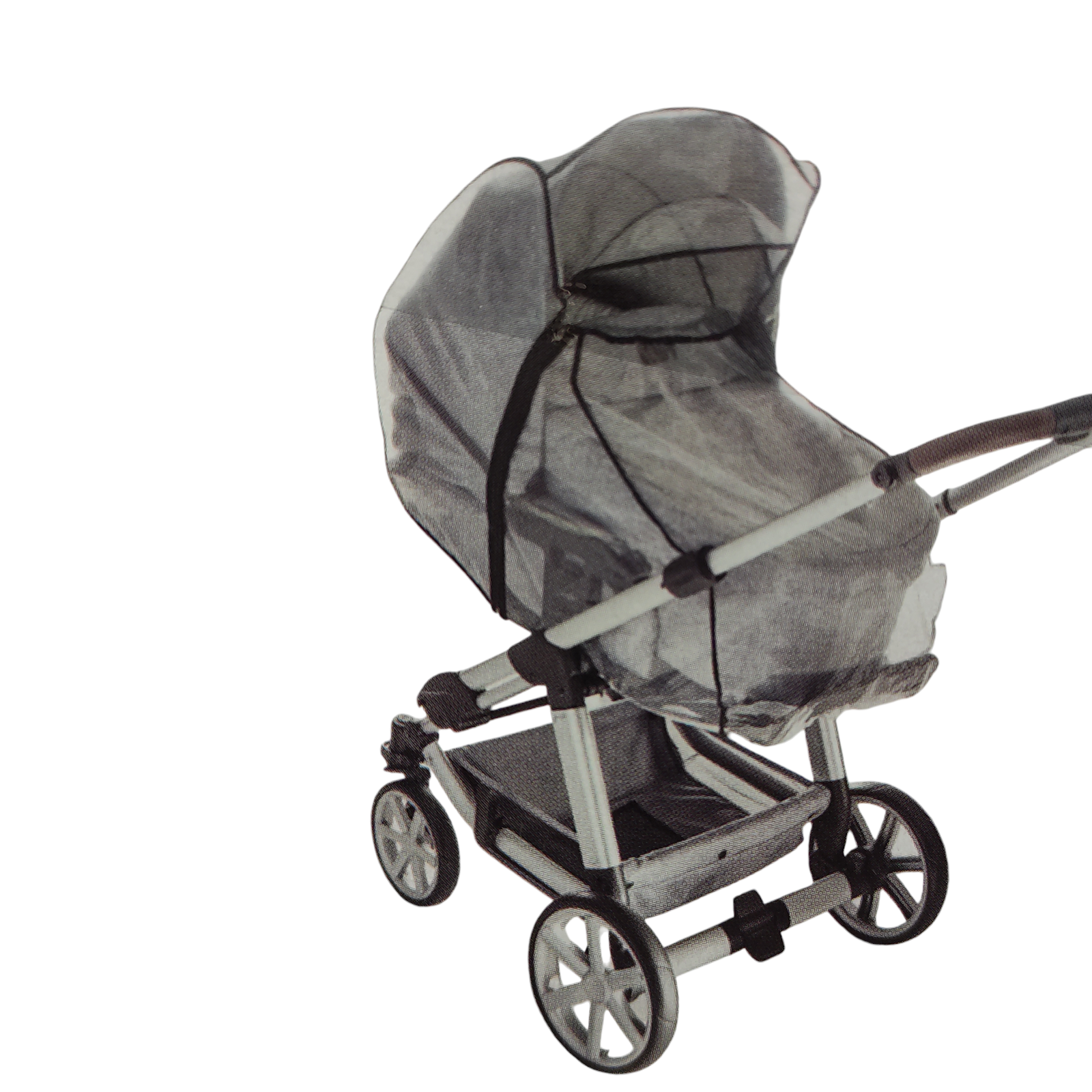 reer RainCover Classic Kinderwagen-Regenschutz Regenverdeck mit Reißverschluss