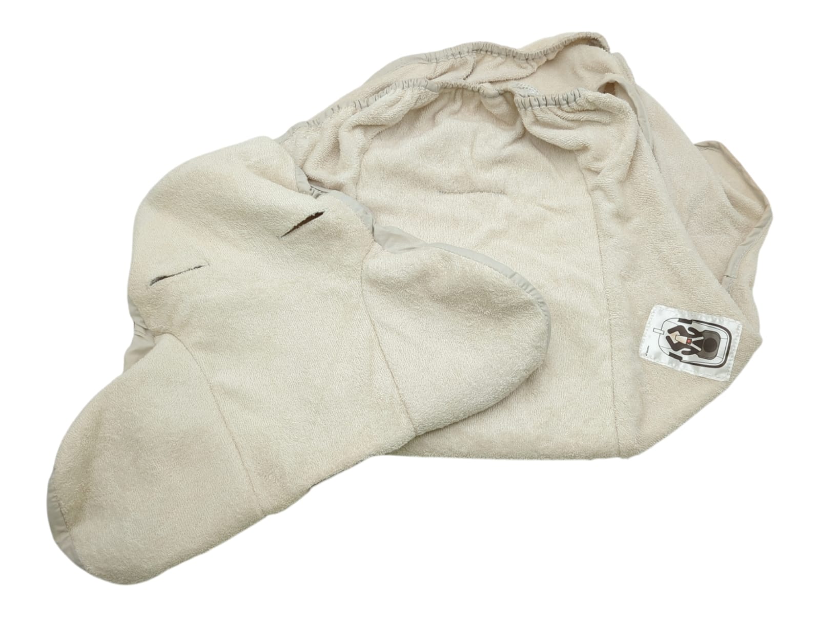 Inglesina Sommerdecke Autositz 3D-Struktur weich luftdurchlässig beige 40x30x20 cm