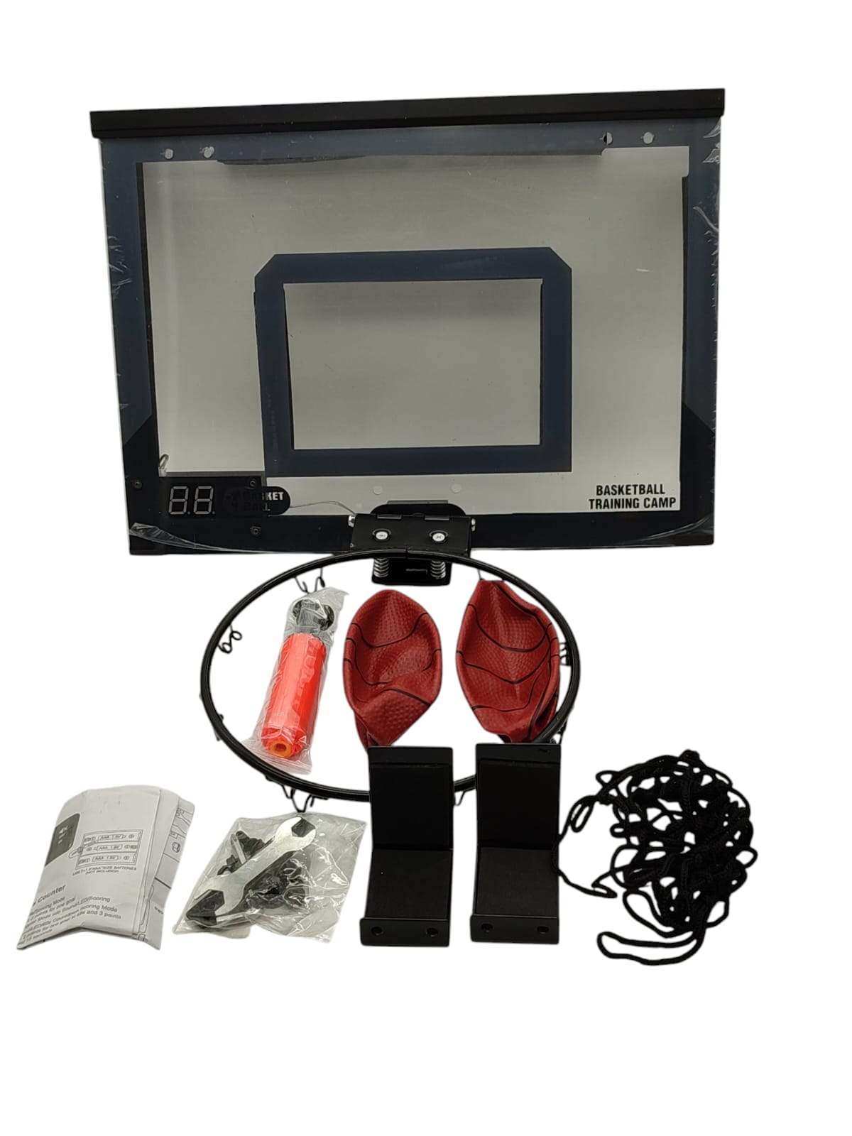 PELLOR Mini Basketball Hoop Countdown Sound Hanging