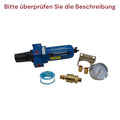 NANPU 1/4 BSP Druckluftfilterregler 5 Mikron 0–10 Bar Manometer