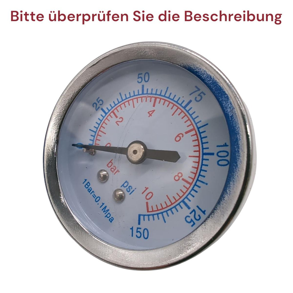 NANPU 1/4 BSP Druckluftfilterregler 5 Mikron 0–10 Bar Manometer