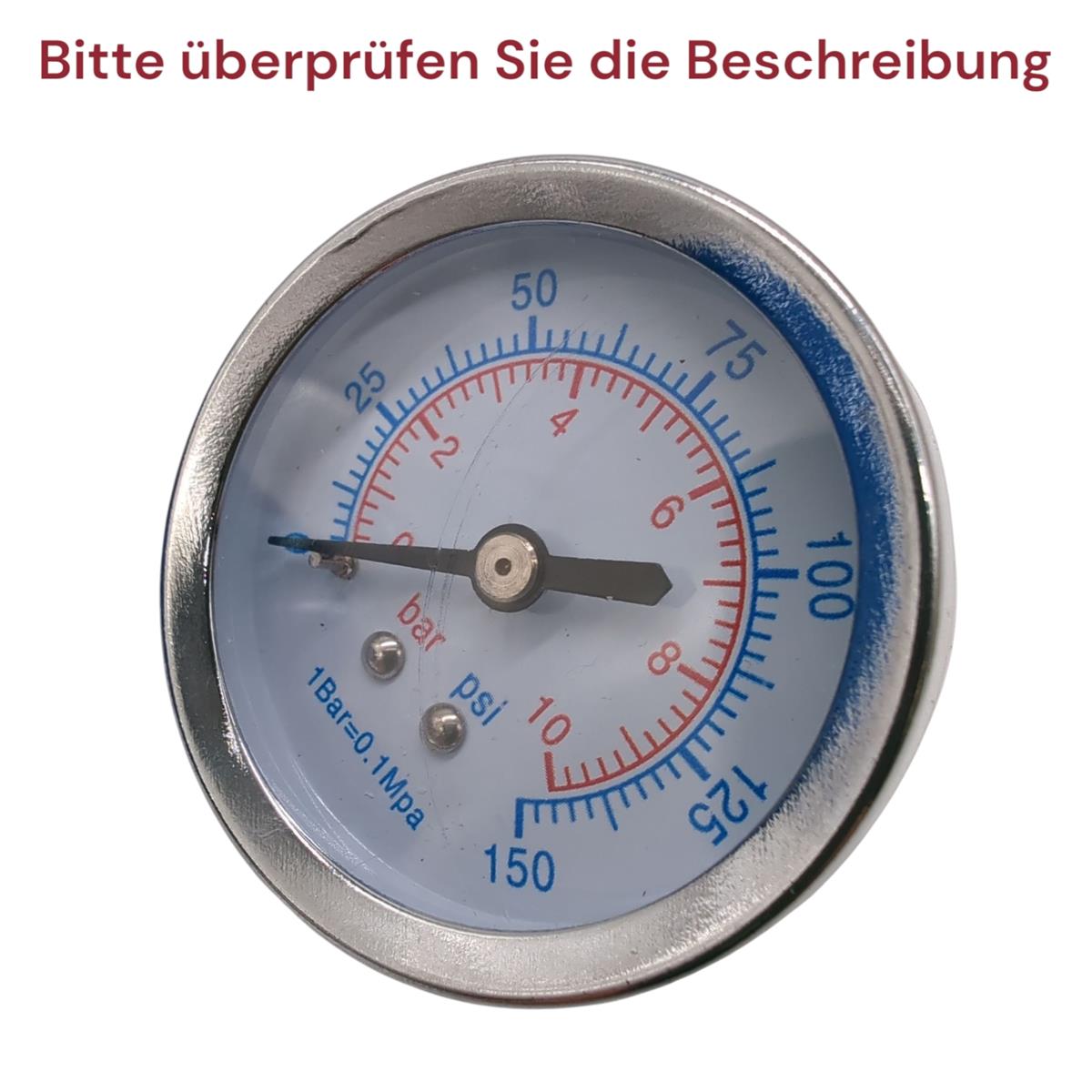 NANPU 1/4 BSP Druckluftfilterregler 5 Mikron 0–10 Bar Manometer