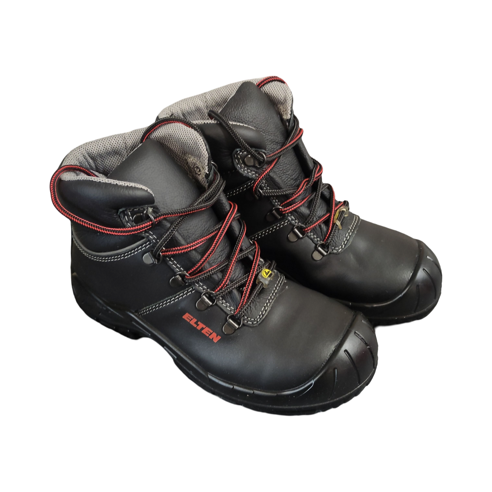 ELTEN LAURENZO PU Mid ESD S3 Sicherheitsschuhe Schwarz Größe 39