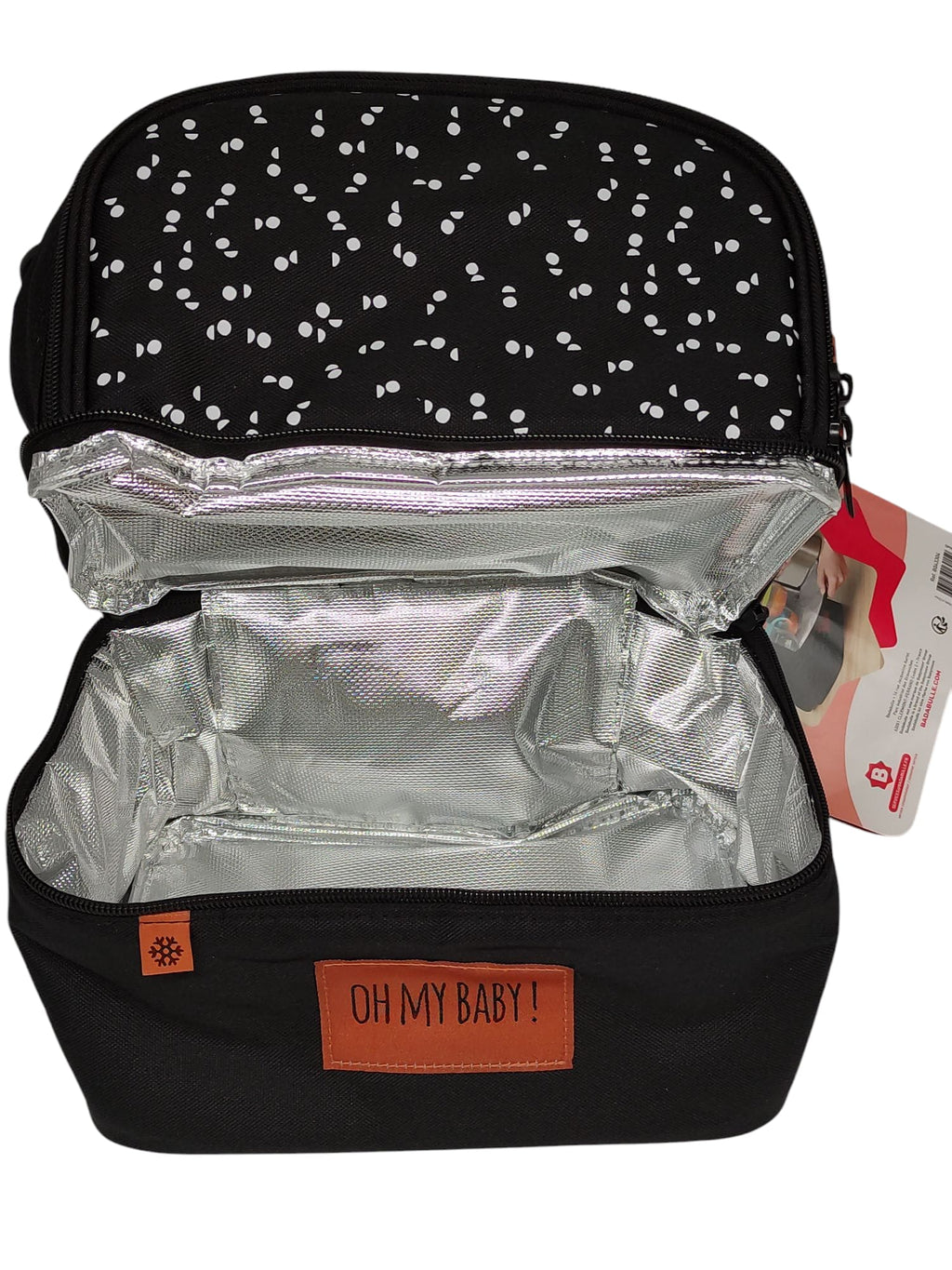 Isolierte Badabulle Pick & Go Tasche mit 2 separaten Innenfächern