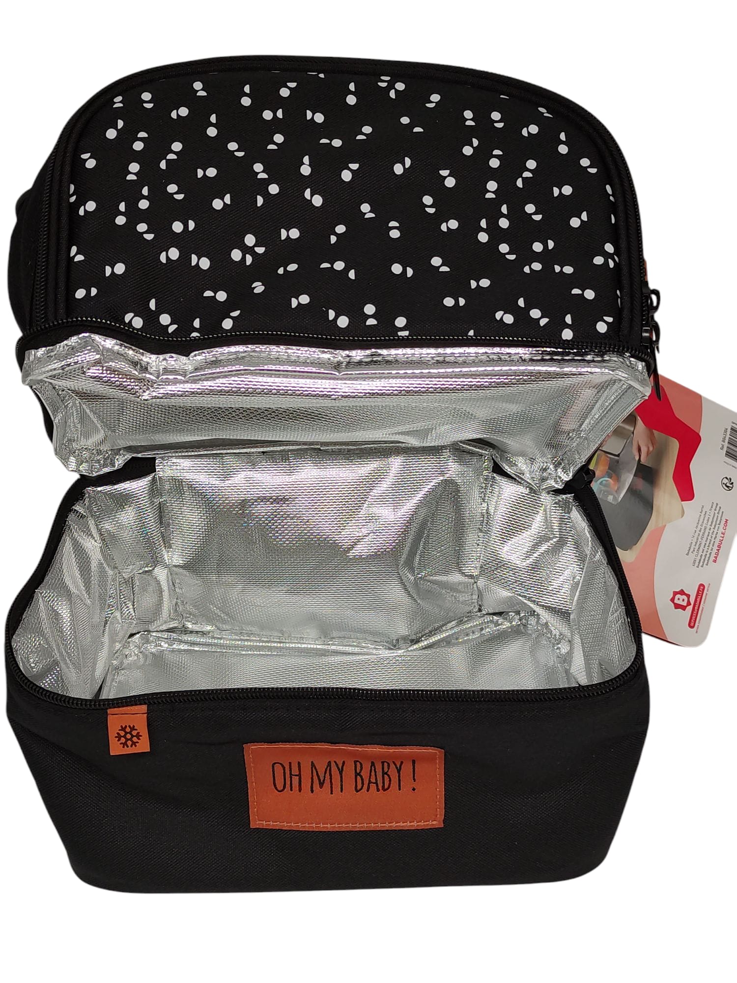 Isolierte Badabulle Pick & Go Tasche mit 2 separaten Innenfächern