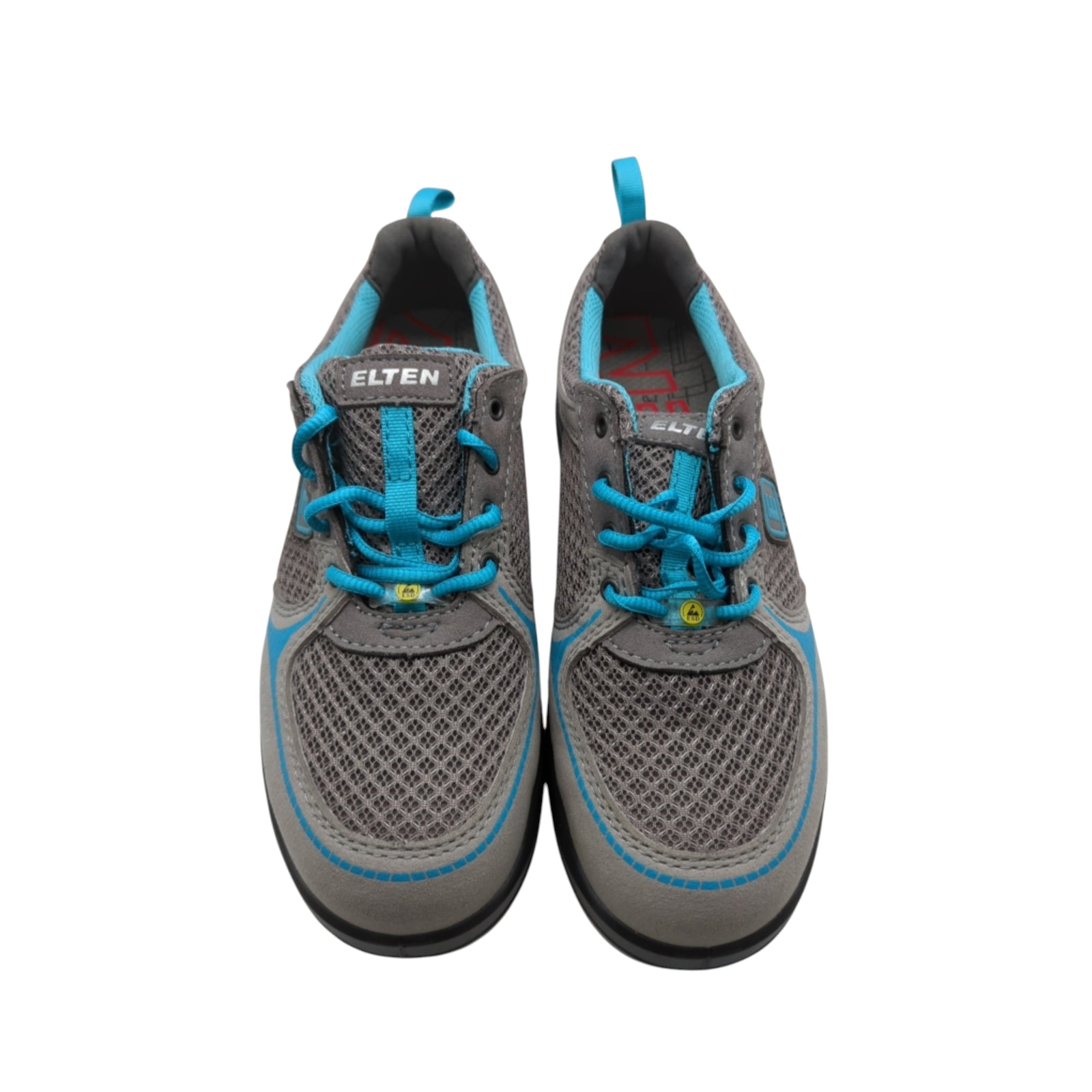 ELTEN MILA aqua Low Sicherheitsschuhe ESD S1 Damen Grau/Türkis Gr. 39