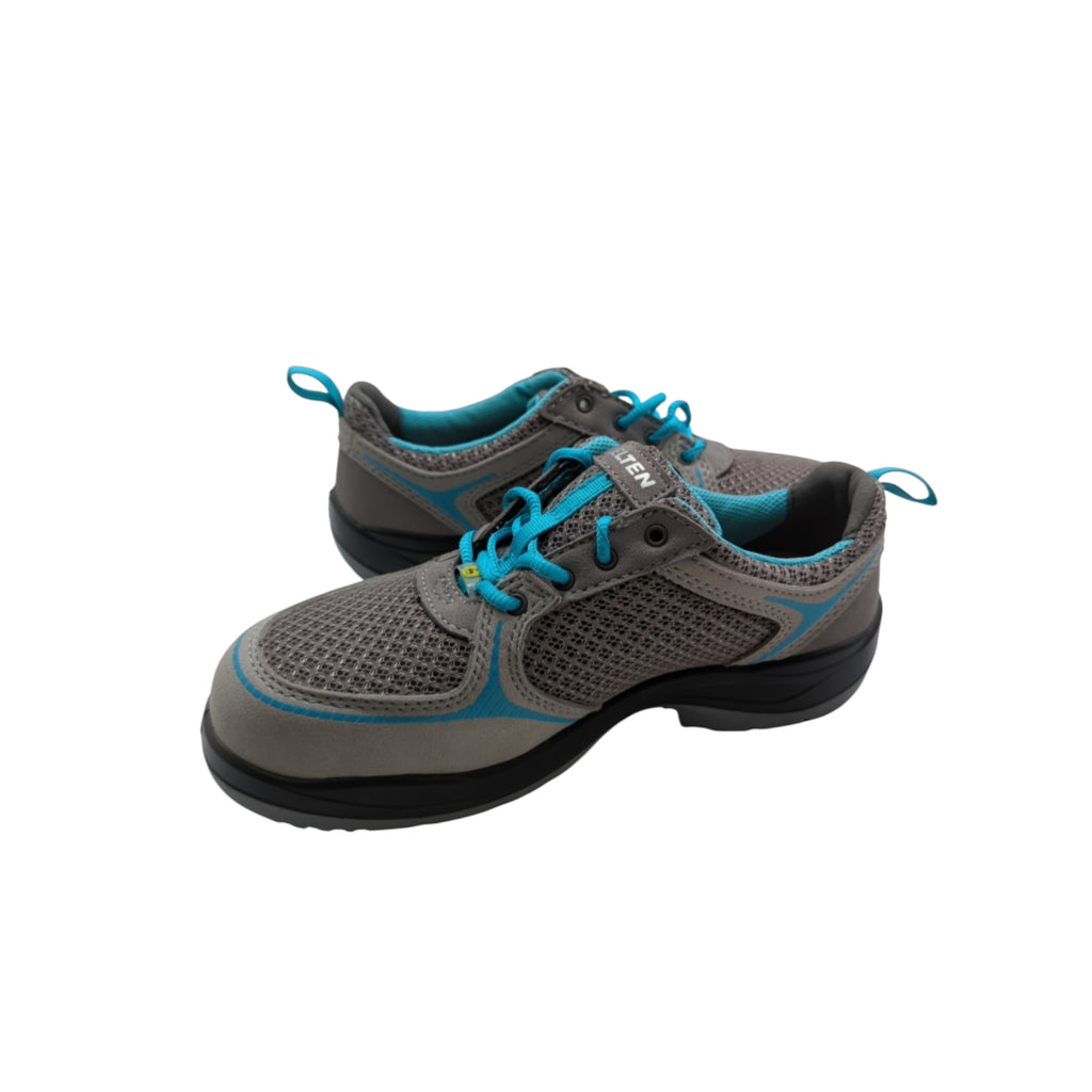 ELTEN MILA aqua Low Sicherheitsschuhe ESD S1 Damen Grau/Türkis Gr. 39