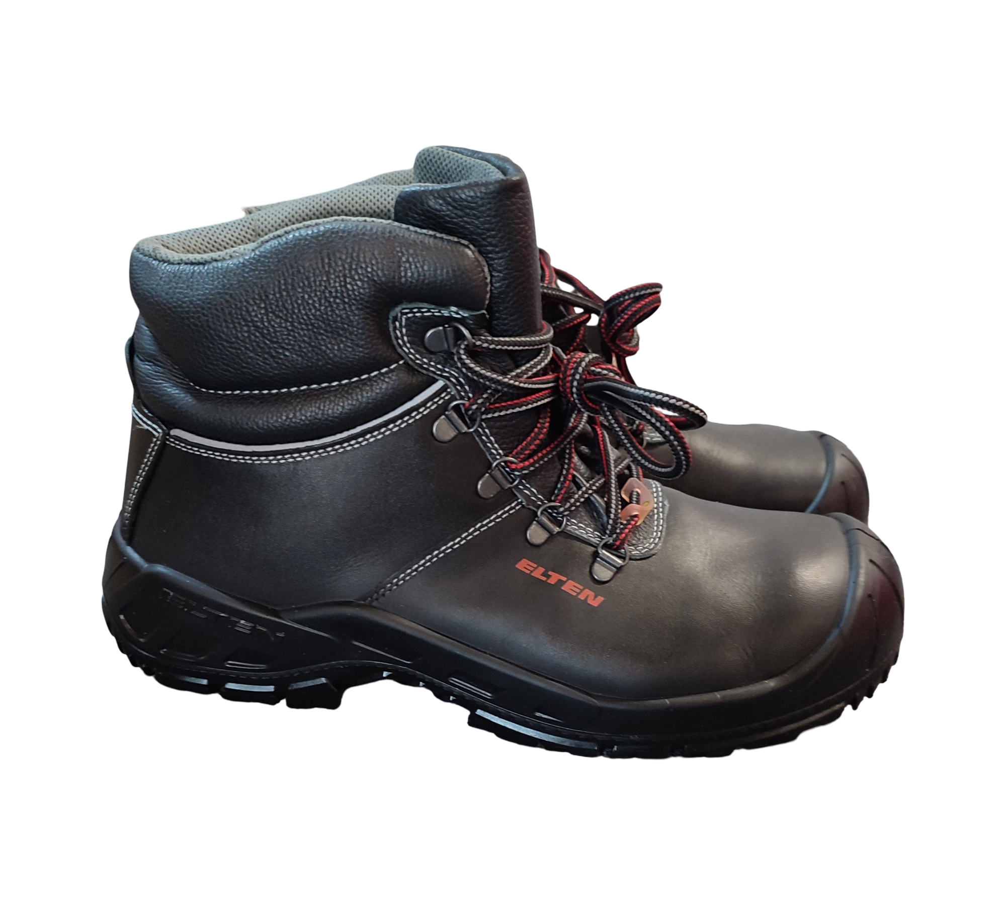 ELTEN RENZO Mid Sicherheitsschuhe ESD S3 Leder Schwarz Gr. 46