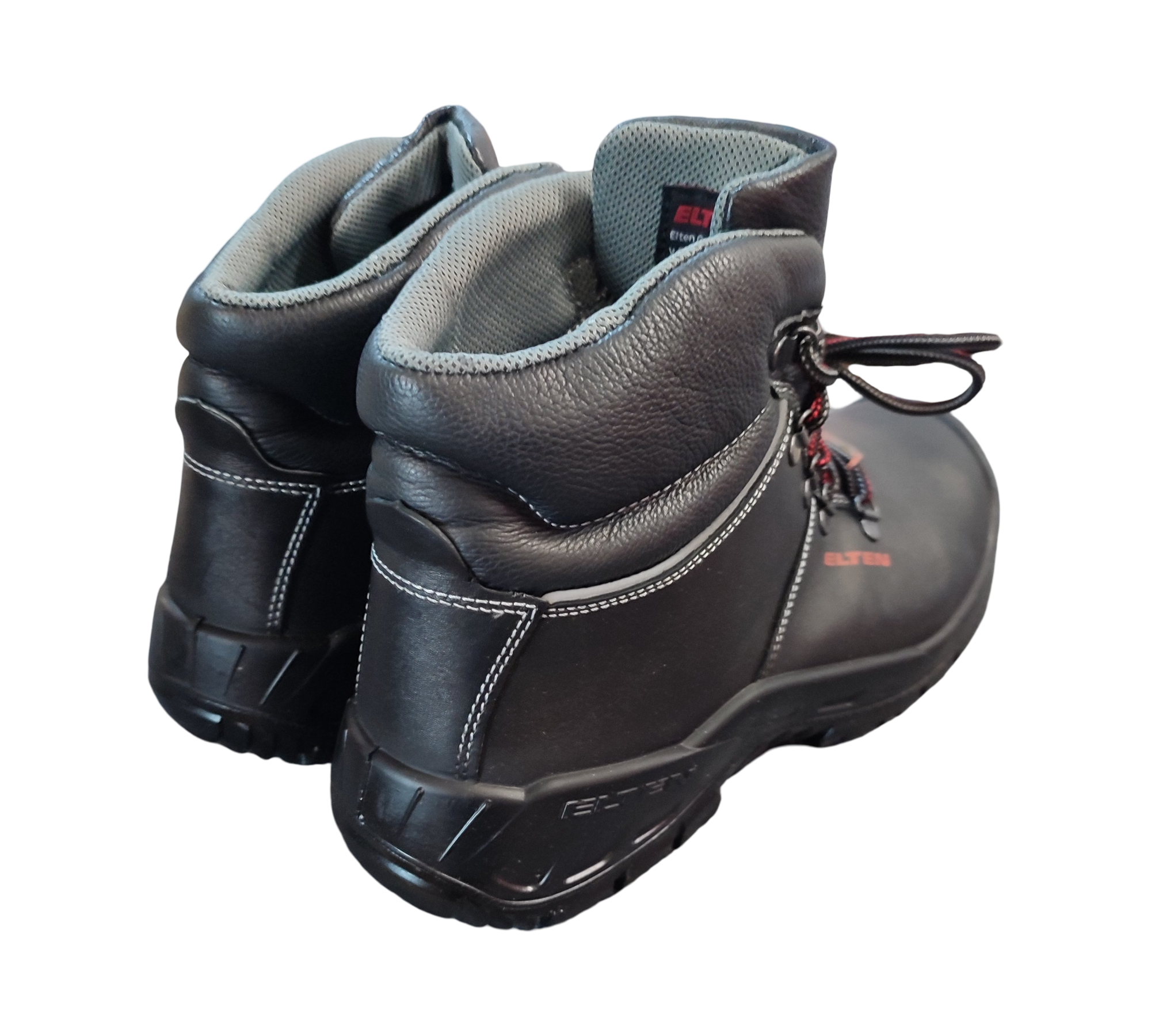 ELTEN RENZO Mid Sicherheitsschuhe ESD S3 Leder Schwarz Gr. 46