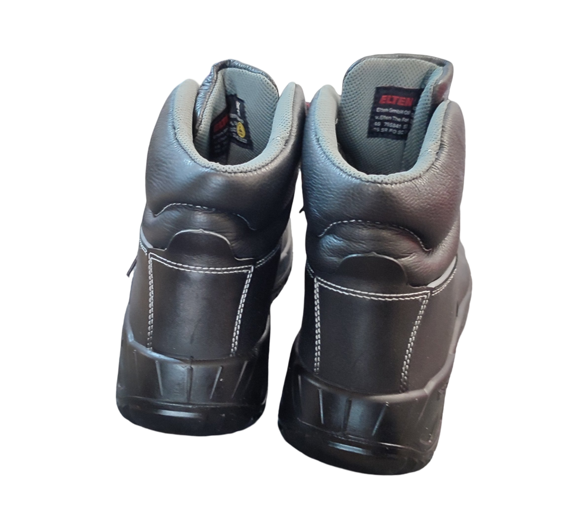 ELTEN RENZO Mid Sicherheitsschuhe ESD S3 Leder Schwarz Gr. 46