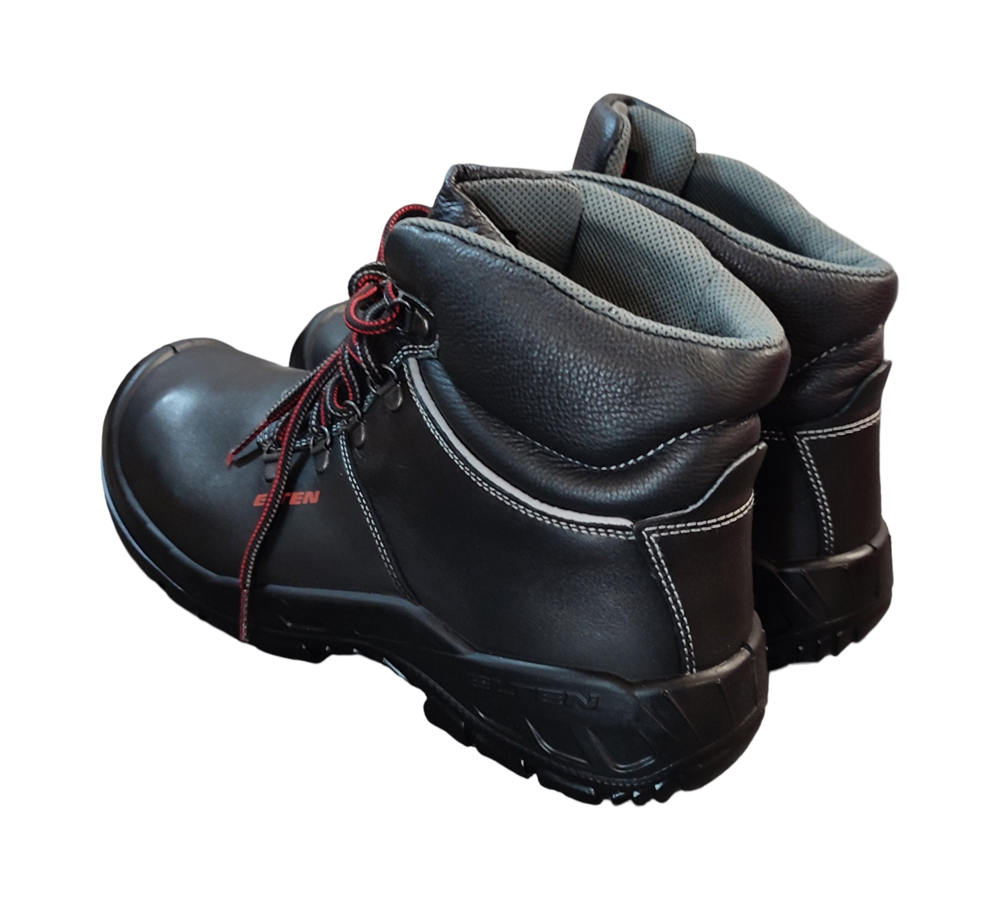 ELTEN RENZO Mid Sicherheitsschuhe ESD S3 Leder Schwarz Gr. 46
