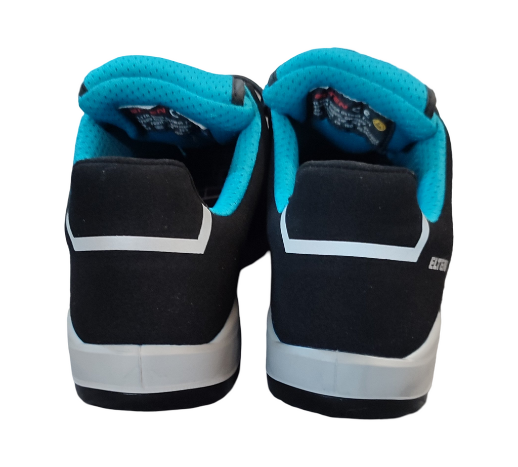 ELTEN IMPULSE Lady aqua Sicherheitshalbschuhe ESD S1P Schwarz/Türkis Gr. 39