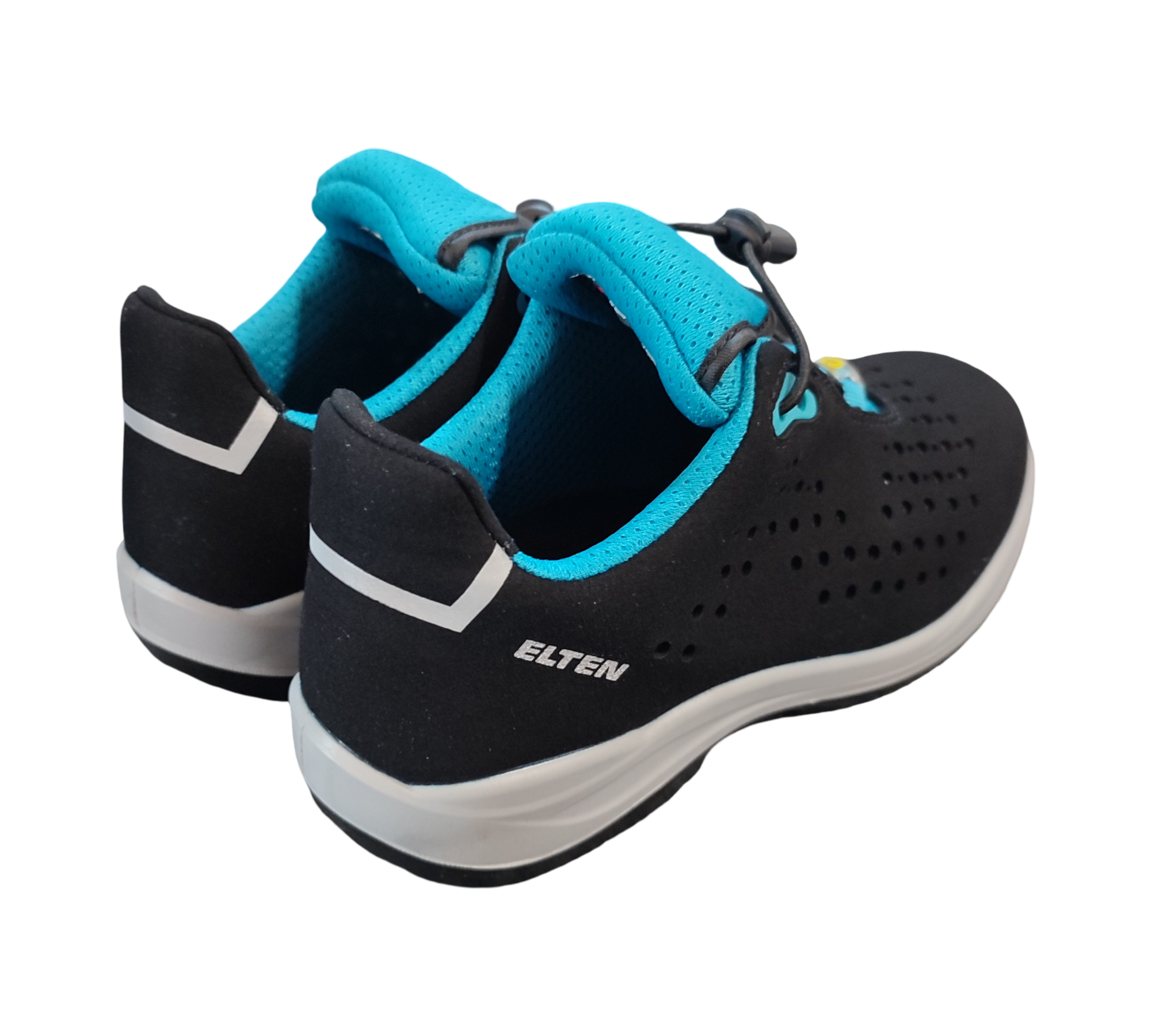 ELTEN IMPULSE Lady aqua Sicherheitshalbschuhe ESD S1P Schwarz/Türkis Gr. 39