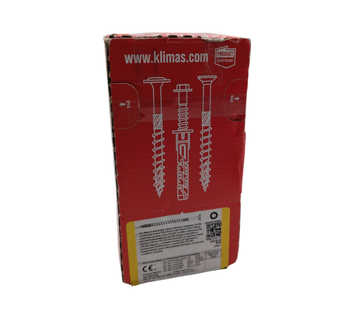 KLIMAS Wood Screws Torx Set Countersunk Universal Screws White Zinc