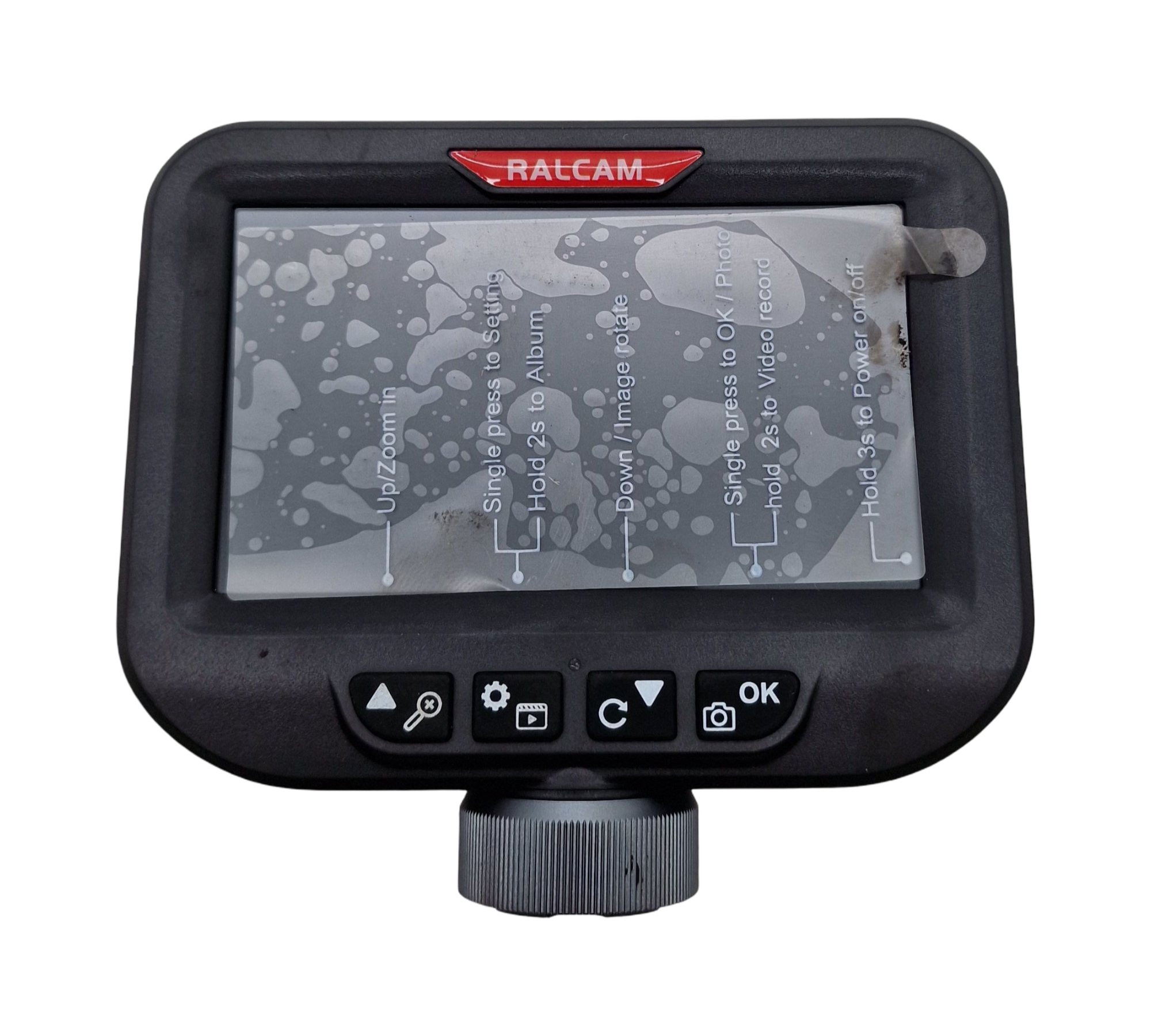 Ralcam Endoskopkamera 8,5 mm 4,3 Zoll 1080P 6 LED IP67