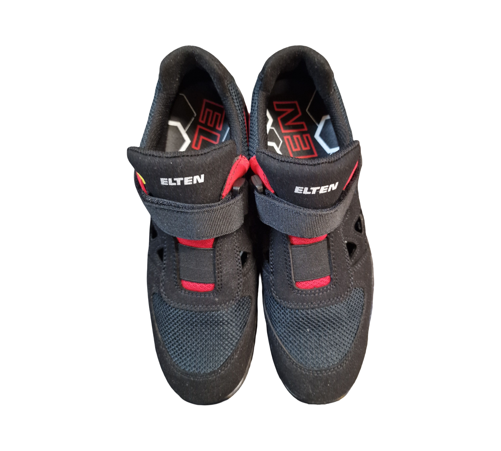 ELTEN Lonny red Easy Sicherheitsschuhe ESD S1PS Stahlkappe Gr. 43 Schwarz-Rot