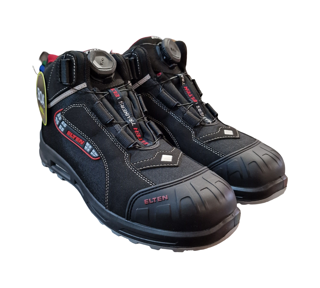 ELTEN SANDER XXT Pro Sicherheitsschuhe Herren Gr. 46 Schwarz-Rot