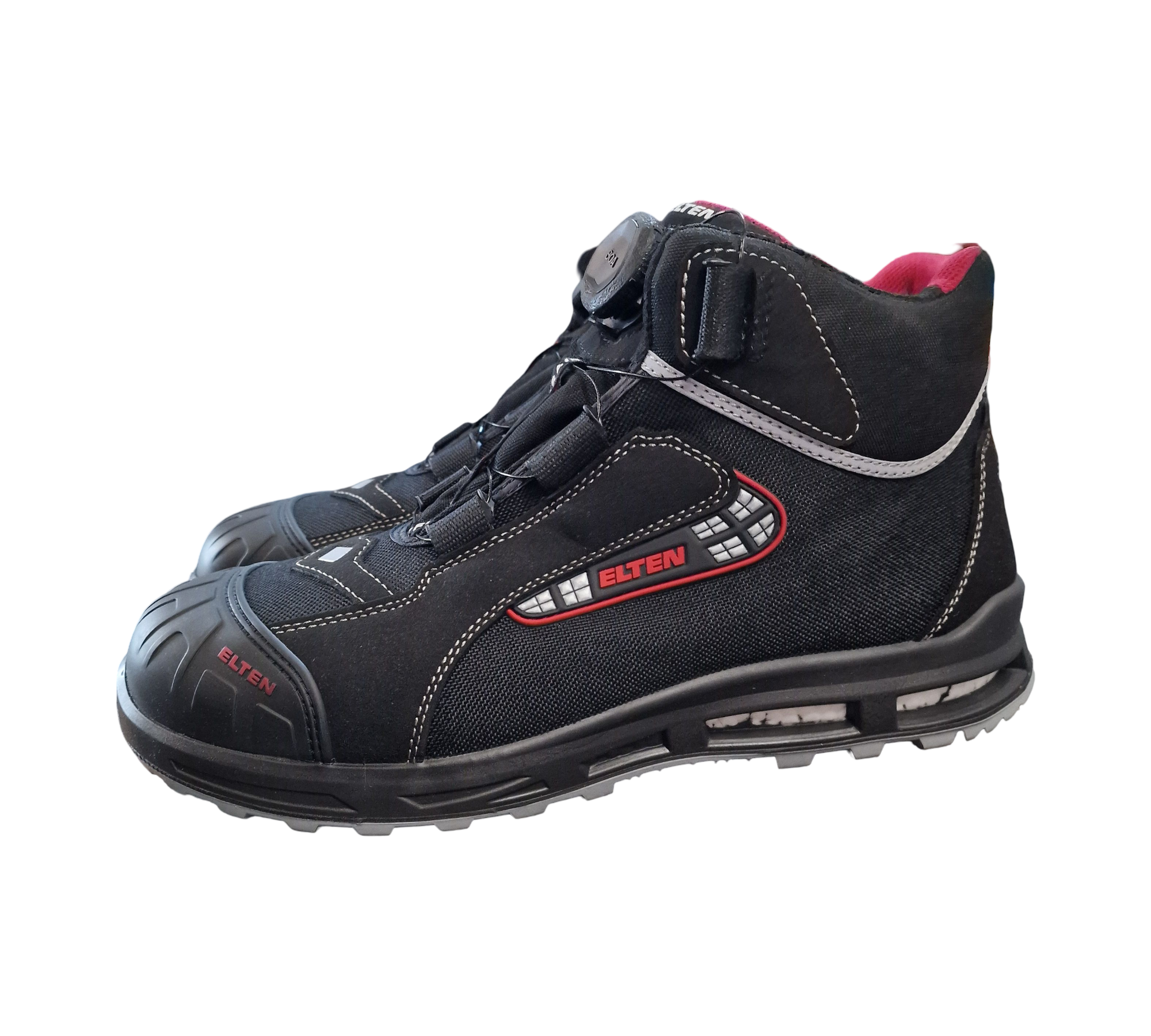 ELTEN SANDER XXT Pro Sicherheitsschuhe Herren Gr. 46 Schwarz-Rot
