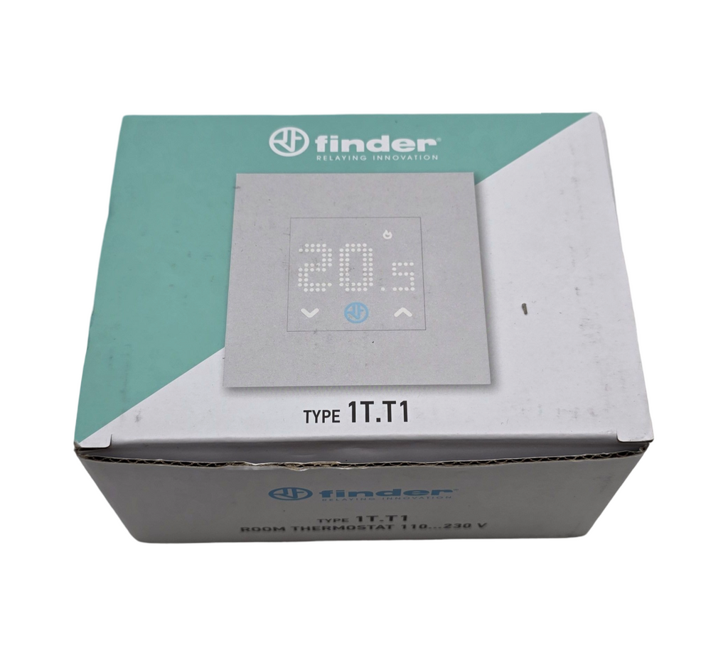Finder 1T4190030000PAS Raumthermostat Wandmontage Wechsler 5A Weiß