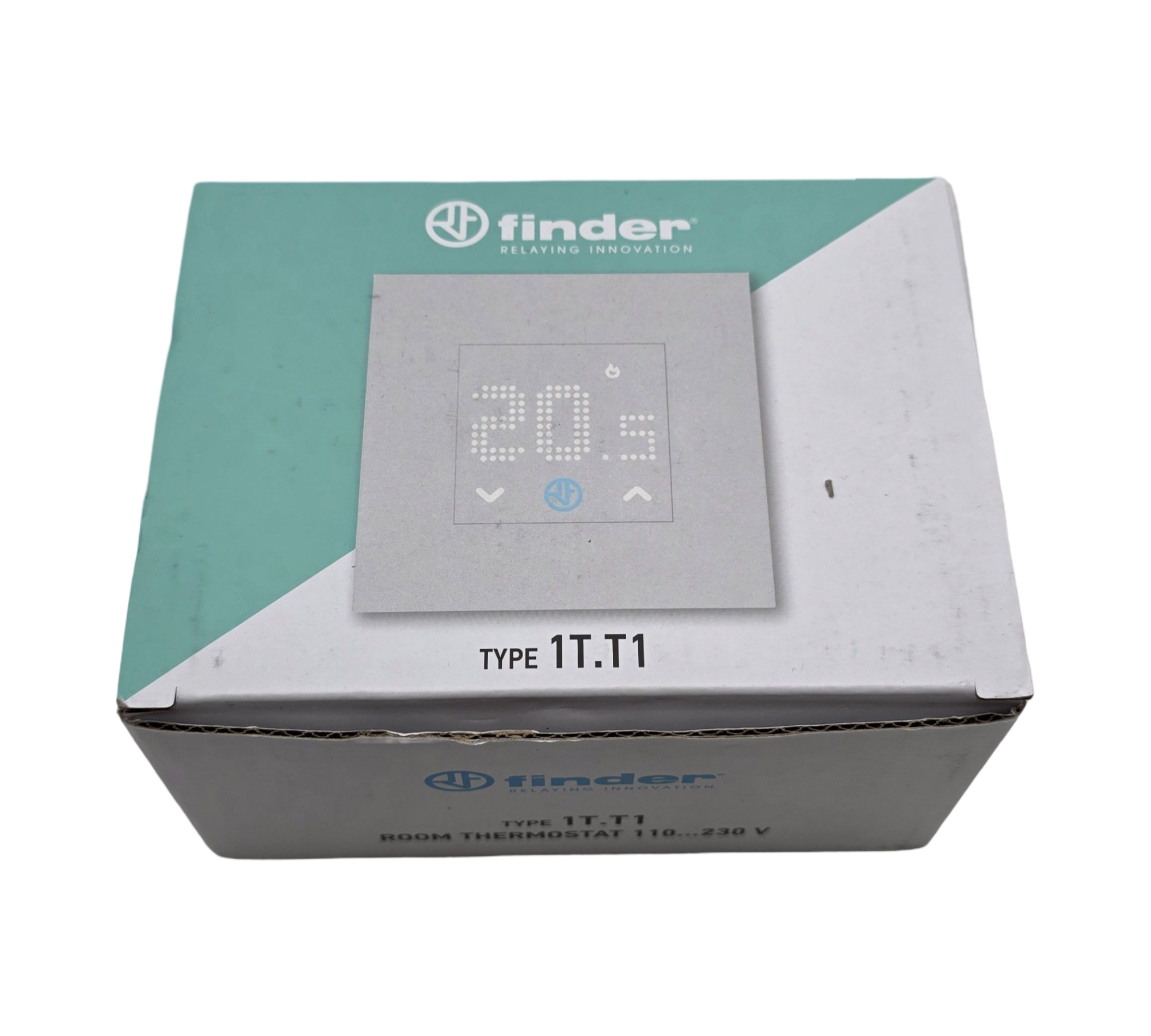 Finder 1T4190030000PAS Raumthermostat Wandmontage Wechsler 5A Weiß