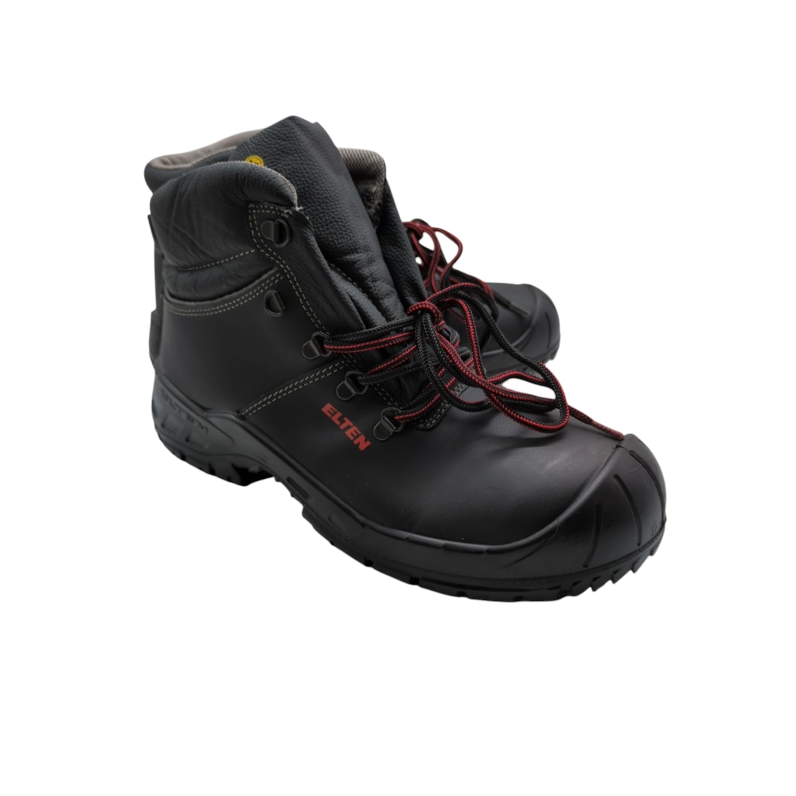 ELTEN Renzo Mid Sicherheitsschuhe ESD S3 Leder Stahlkappe Gr. 44 Schwarz