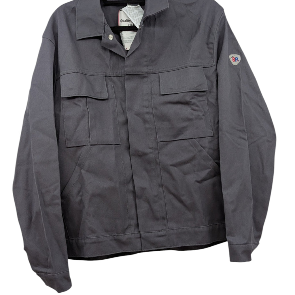 BP Workwear Basic 1485-060-53 Arbeitsjacke Baumwolle Gr. 44/46 Dunkelgrau