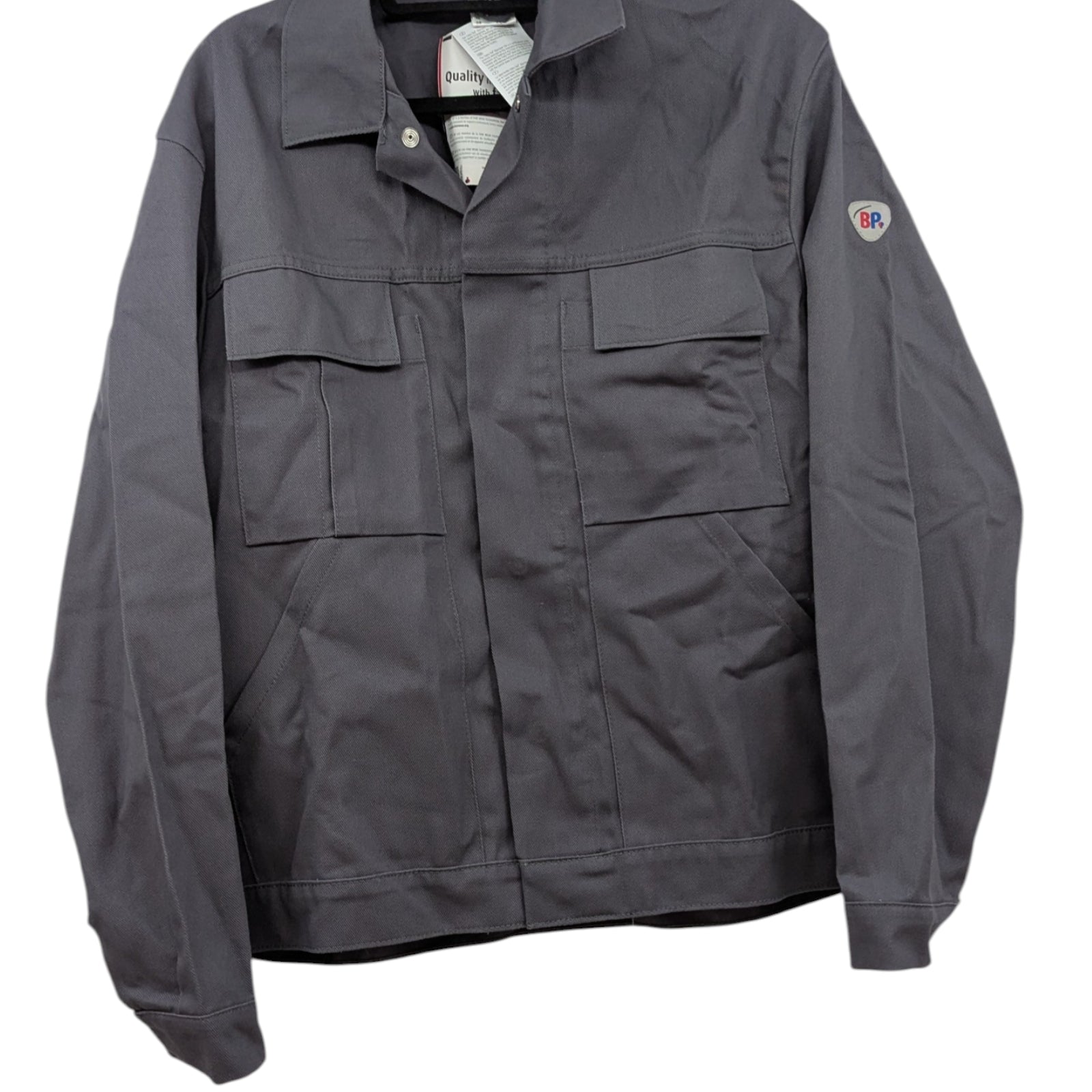 BP Workwear Basic 1485-060-53 Arbeitsjacke Baumwolle Gr. 44/46 Dunkelgrau