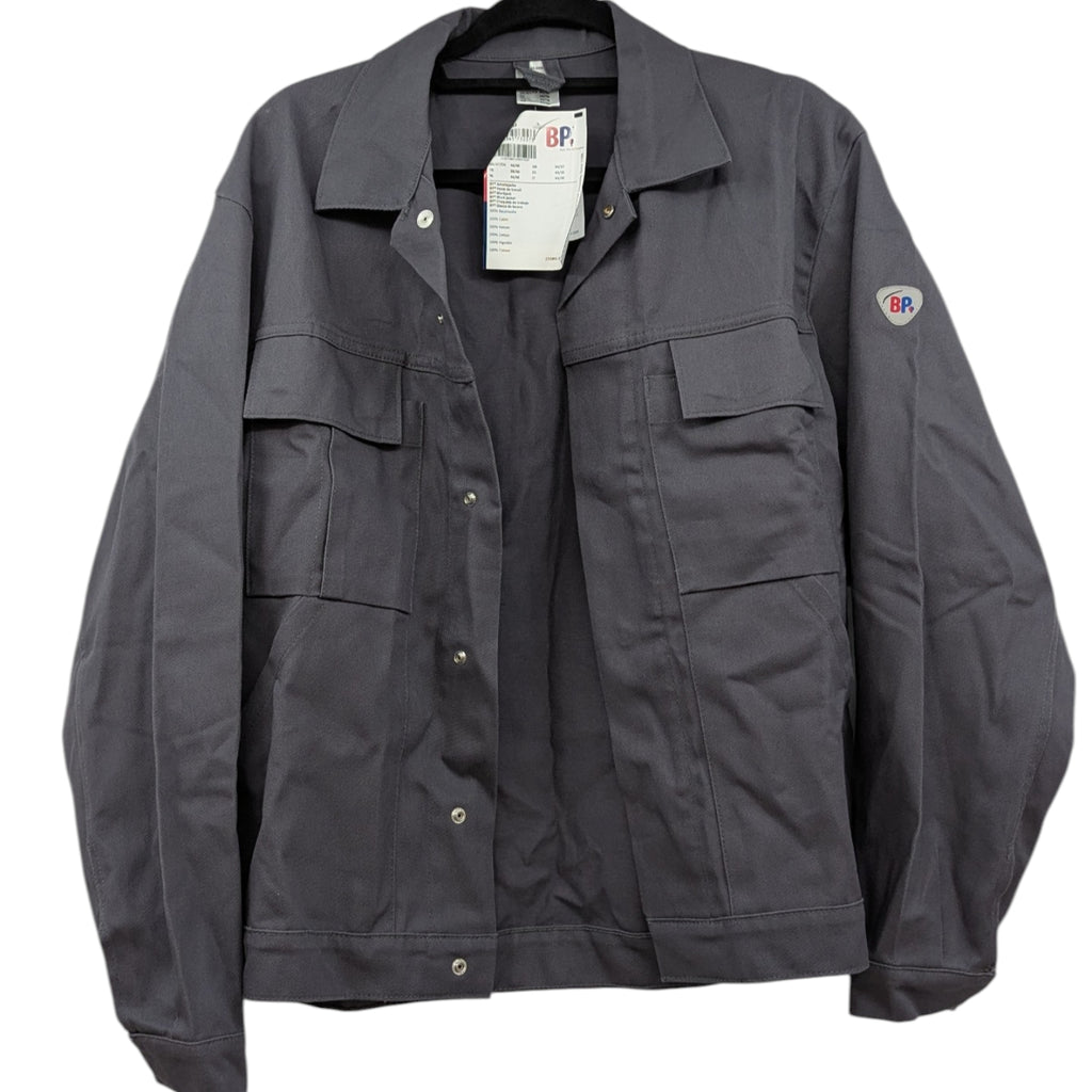 BP Workwear Basic 1485-060-53 Arbeitsjacke Baumwolle Gr. 44/46 Dunkelgrau