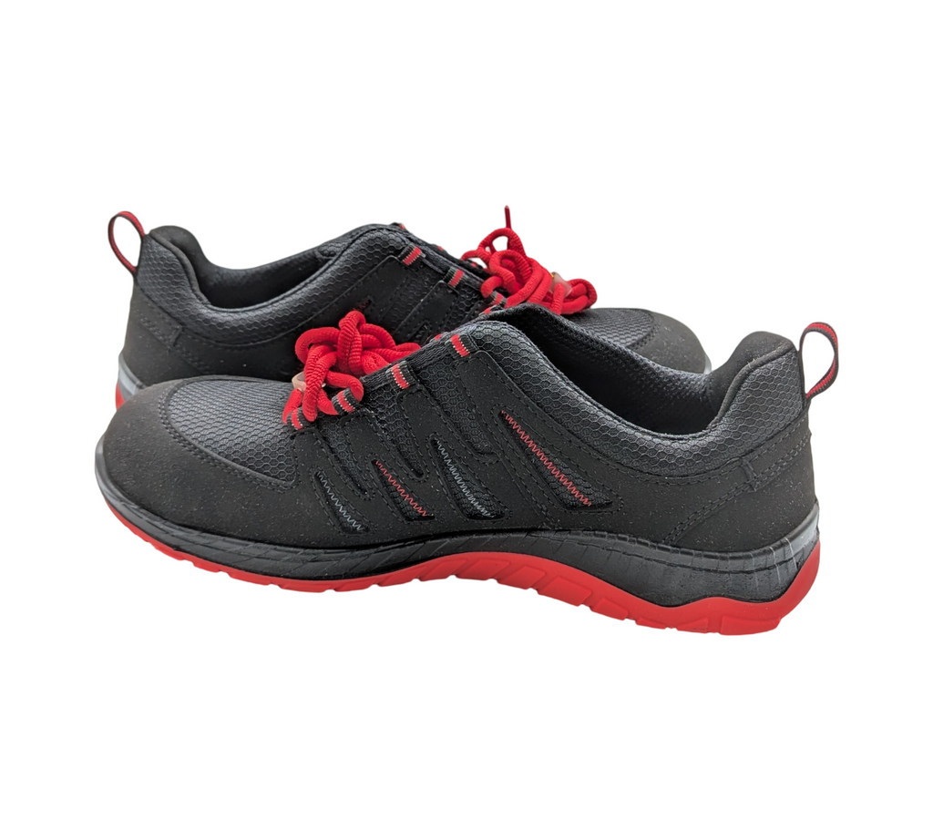 ELTEN MADDOX Low ESD S3 Sicherheitsschuhe Herren Gr. 45 Schwarz-Rot