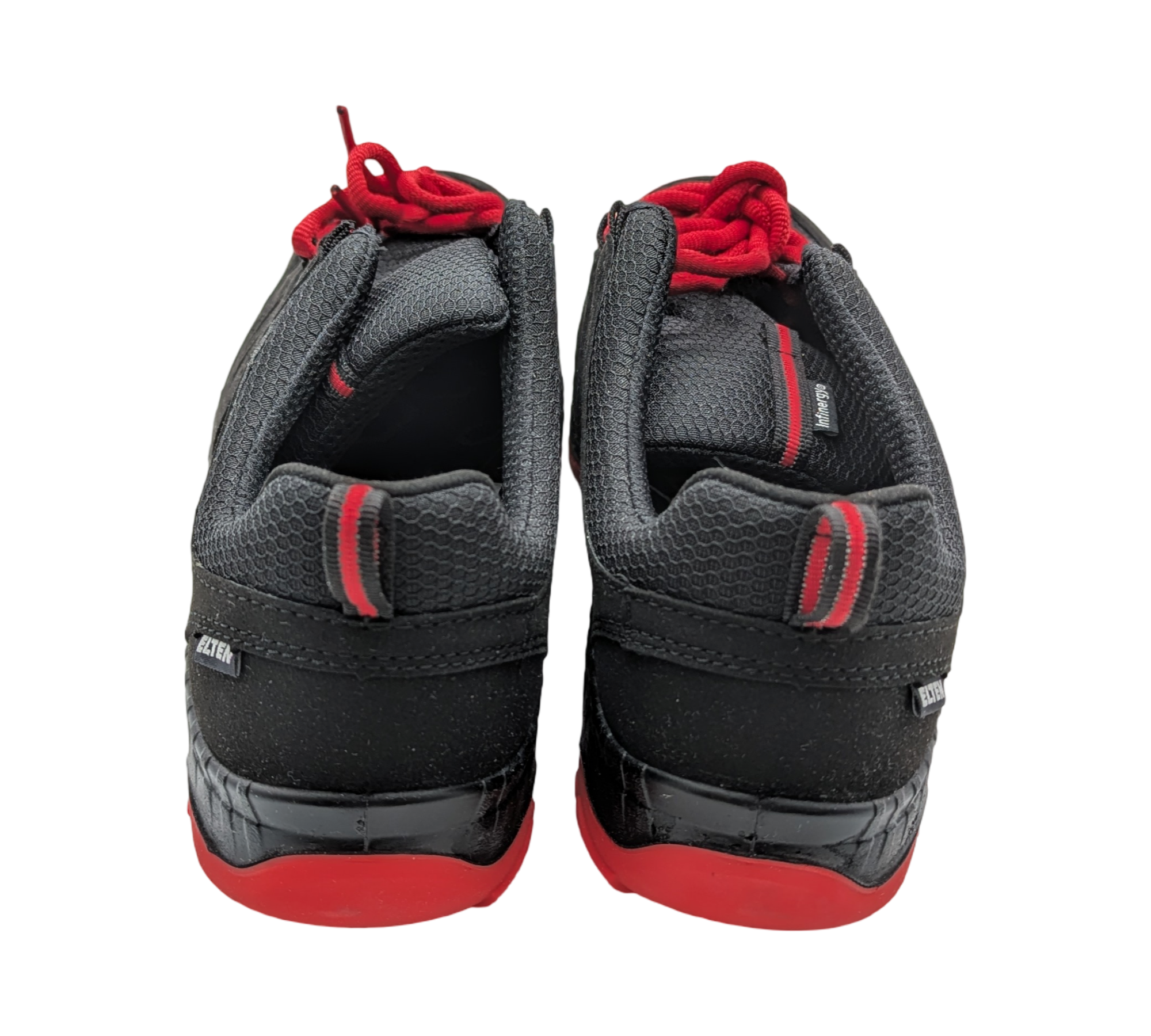 ELTEN MADDOX Low ESD S3 Sicherheitsschuhe Herren Gr. 45 Schwarz-Rot