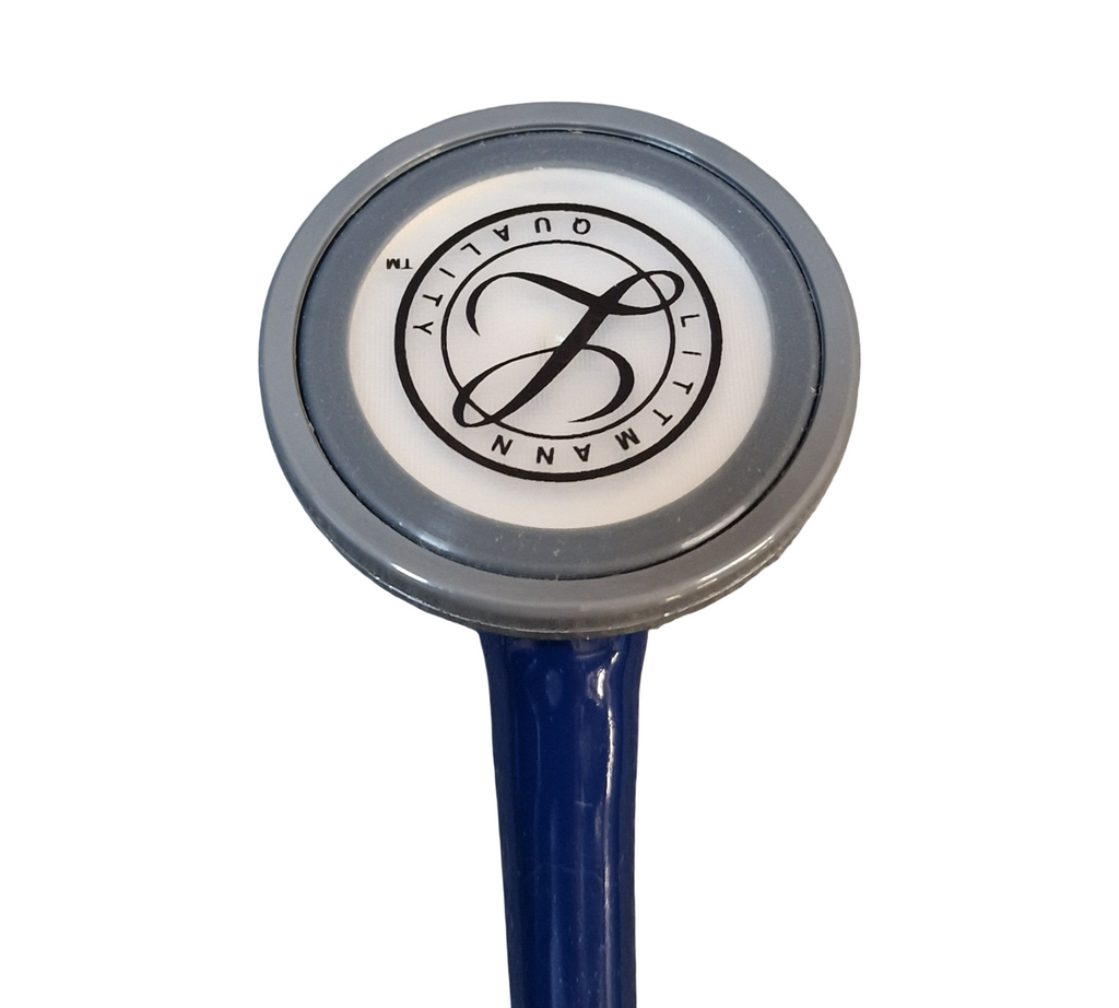 Littmann 2164 3M Master Kardiologie Stethoskop mit marineblauem Schlauch