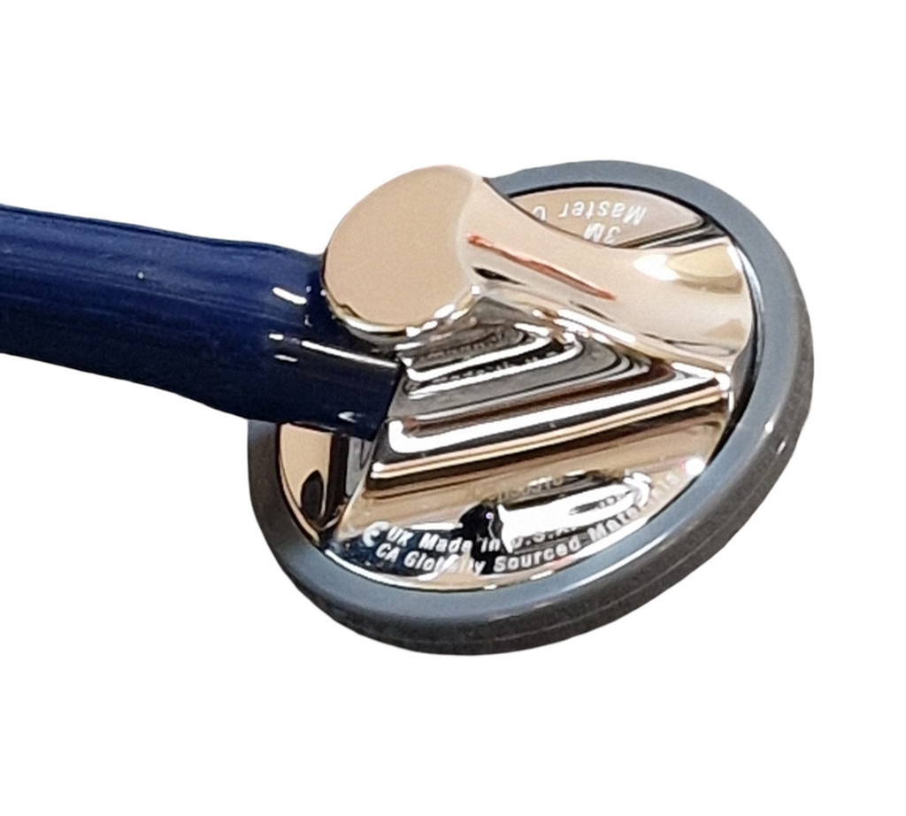 Littmann 2164 3M Master Kardiologie Stethoskop mit marineblauem Schlauch