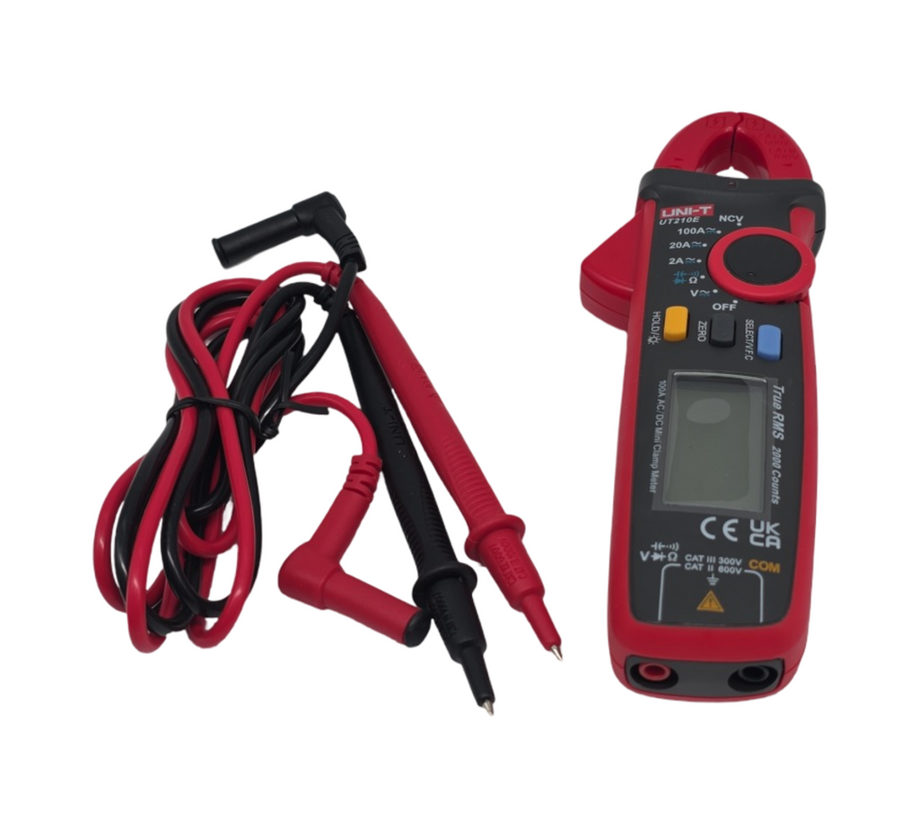 UNI-T UT210E Strommesszange Digital Amperemeter Voltmeter vollautomatisch AC DC Multimeter